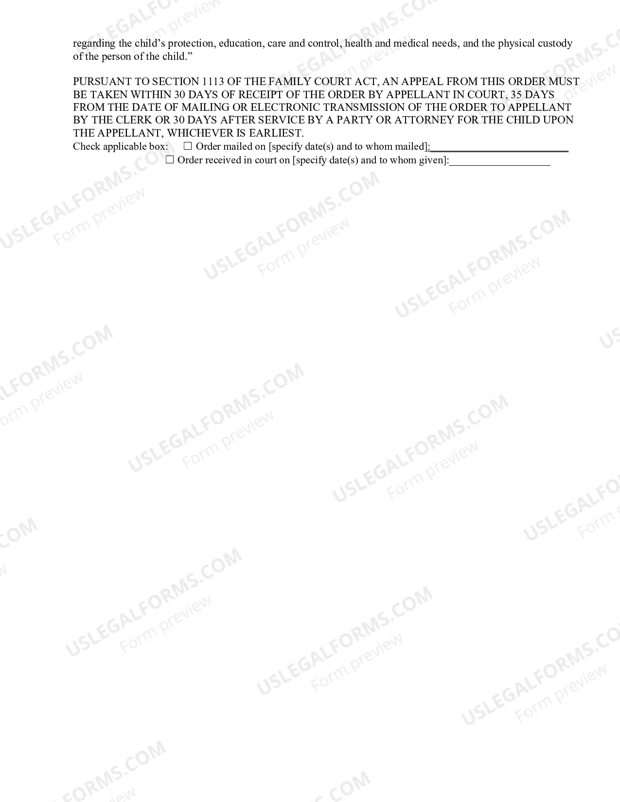 Preview Order-Special Immigrant Juvenile Status