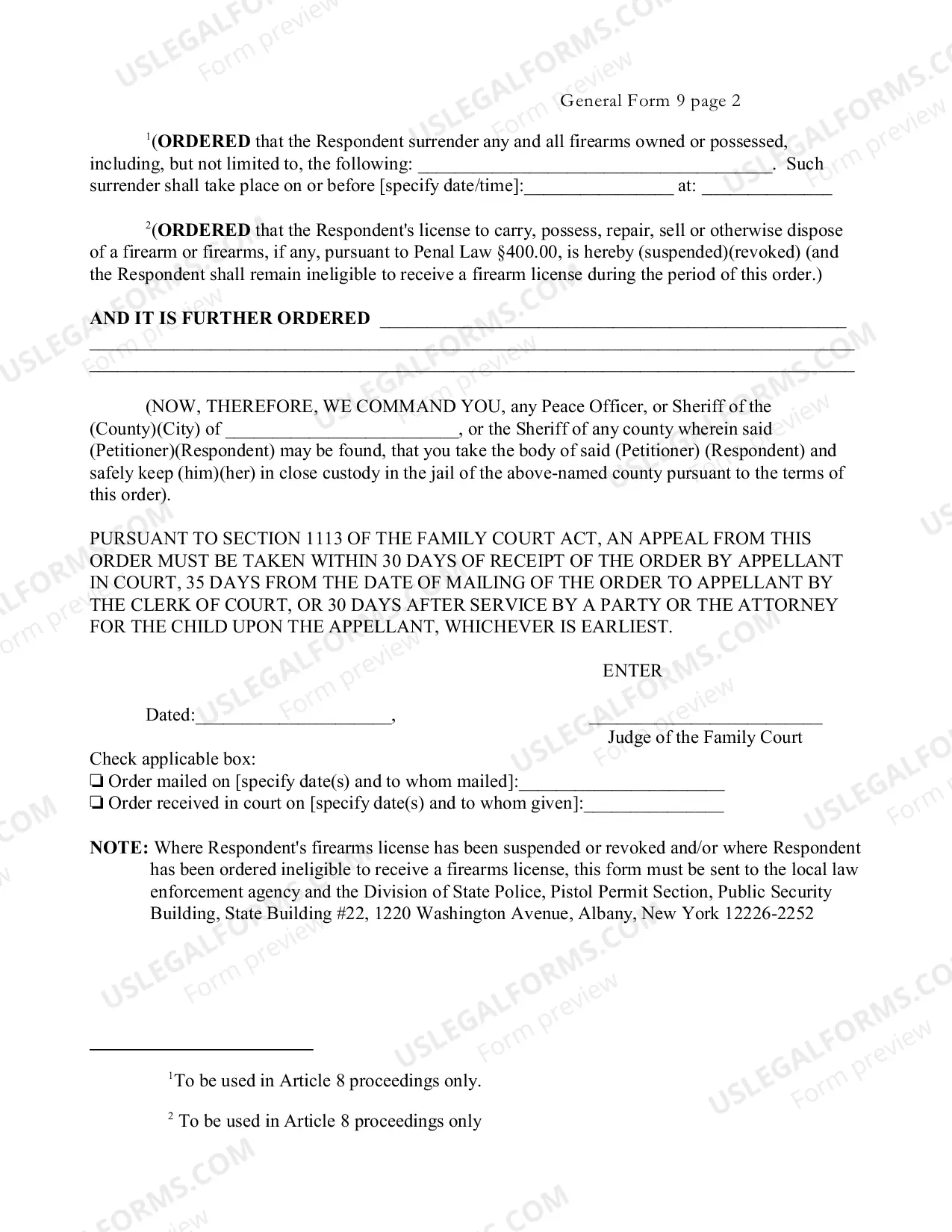 Preview Violation of Court Order With Commitment