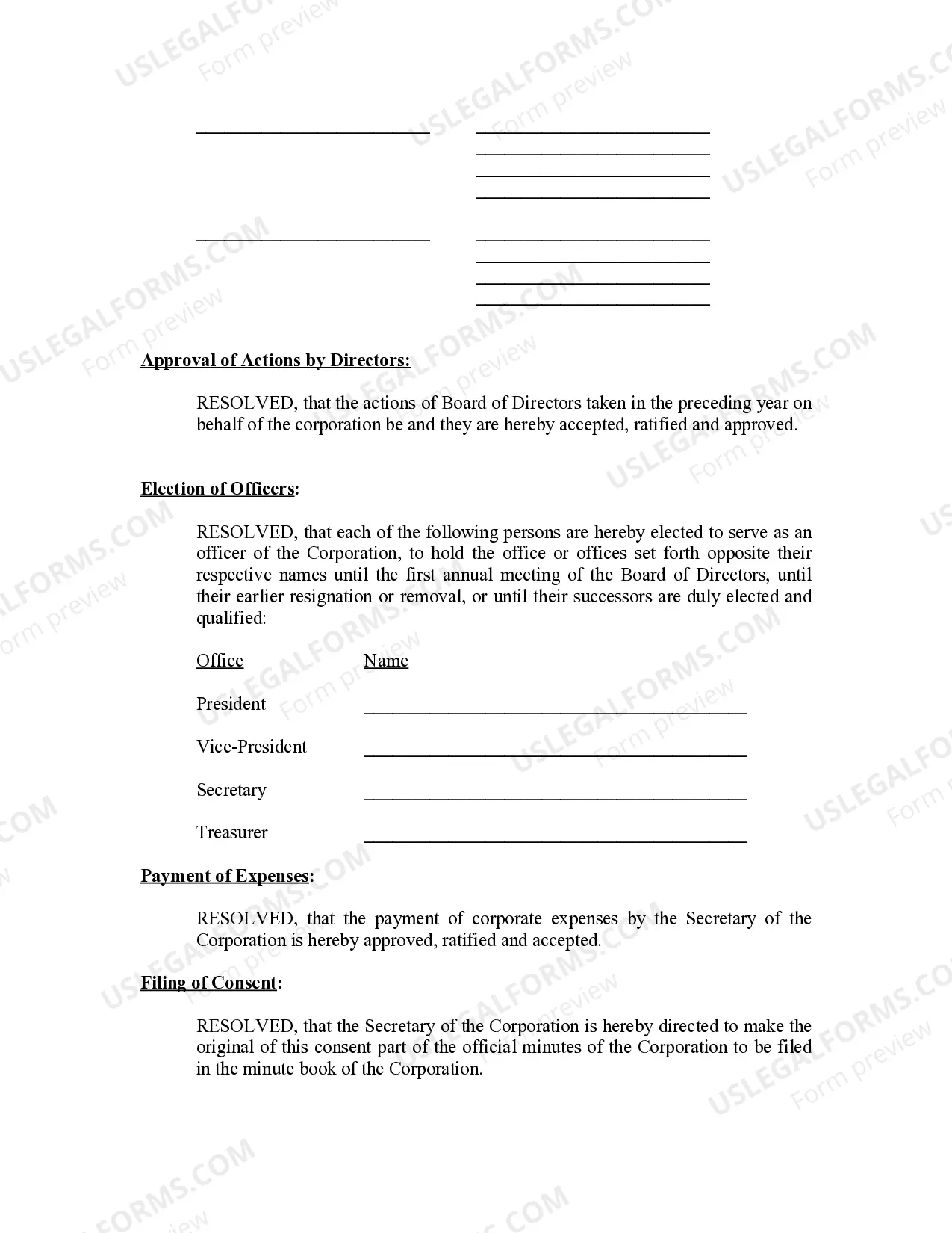 Preview Annual Minutes