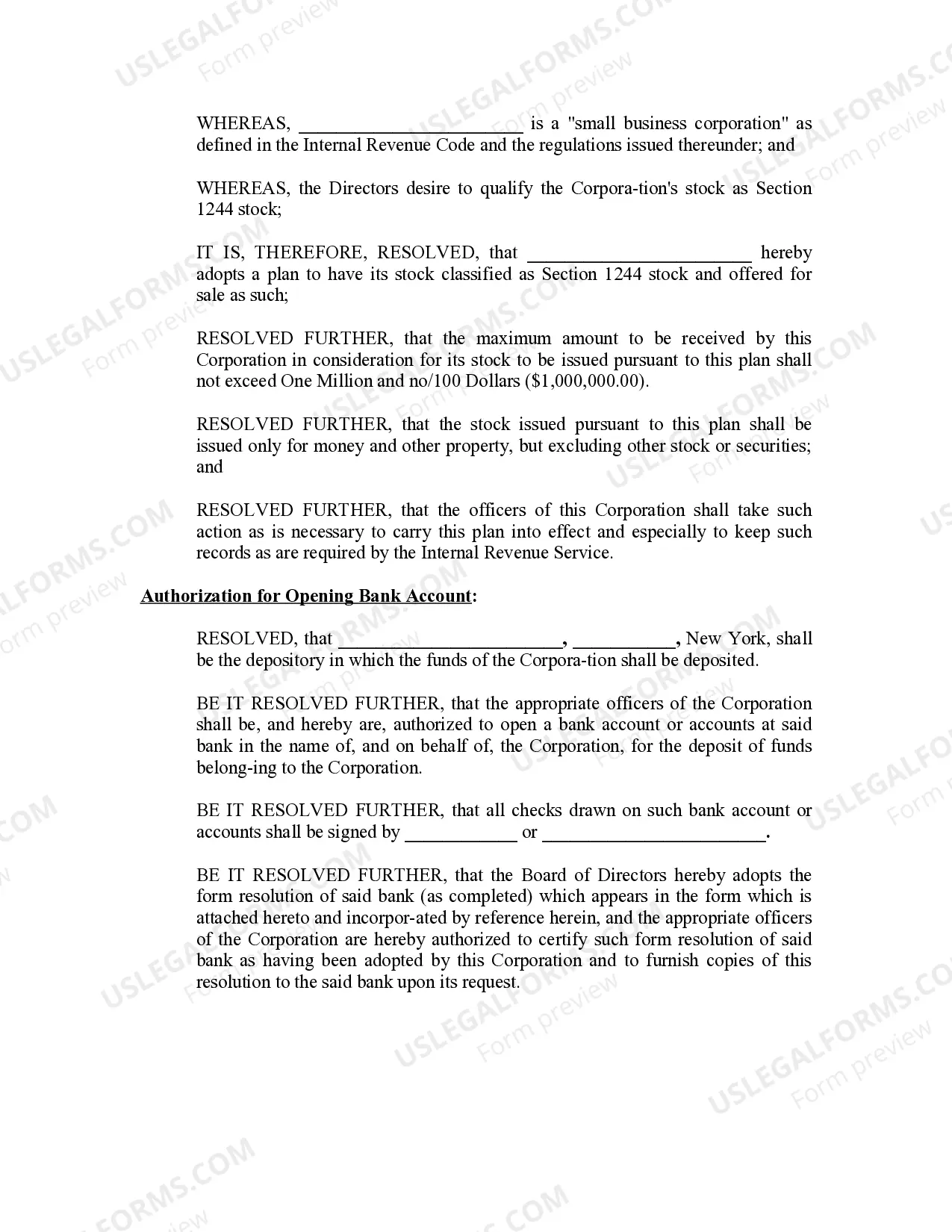 Preview Minutes for Organizational Meeting