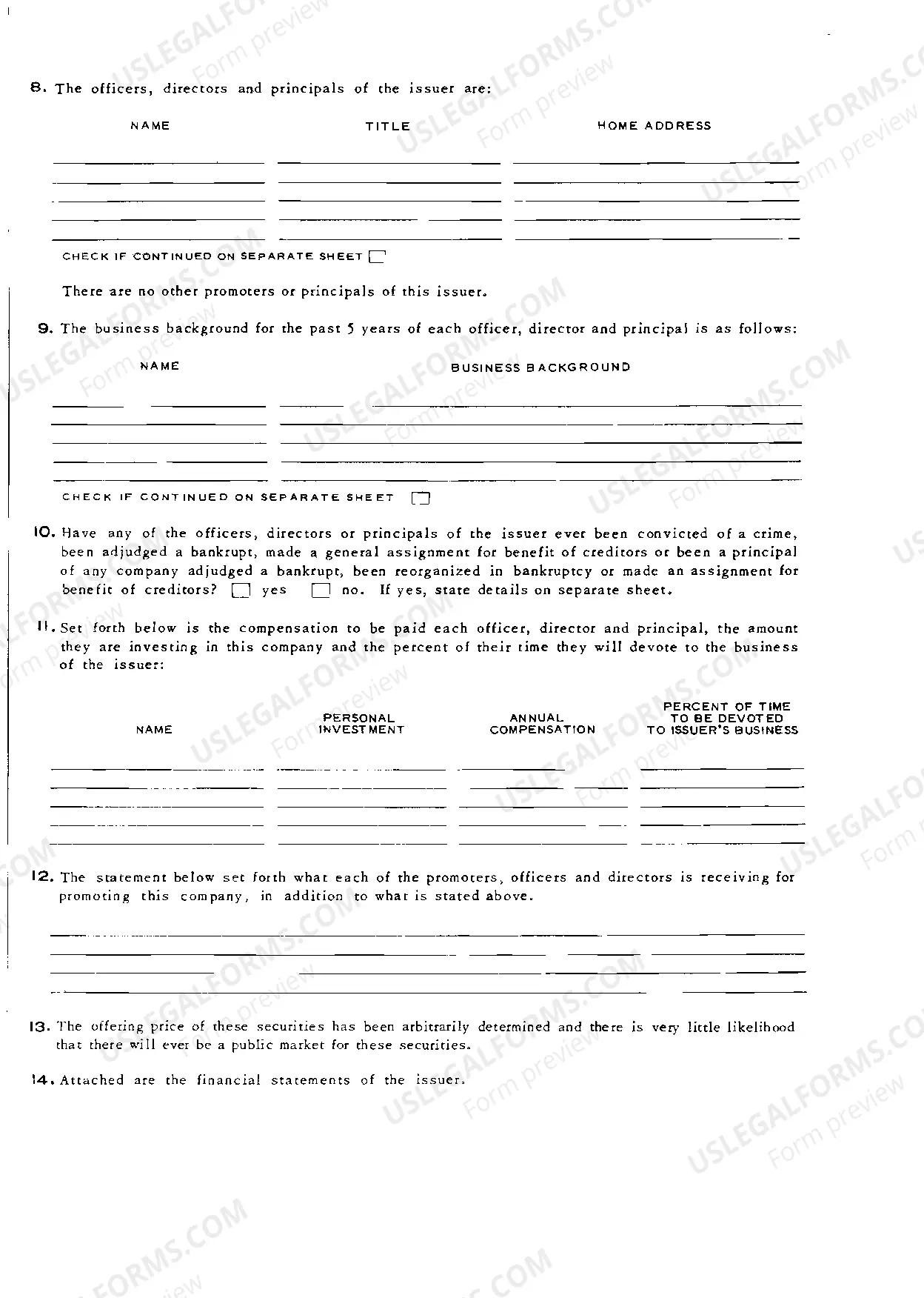 Preview Short Form of Prospectus