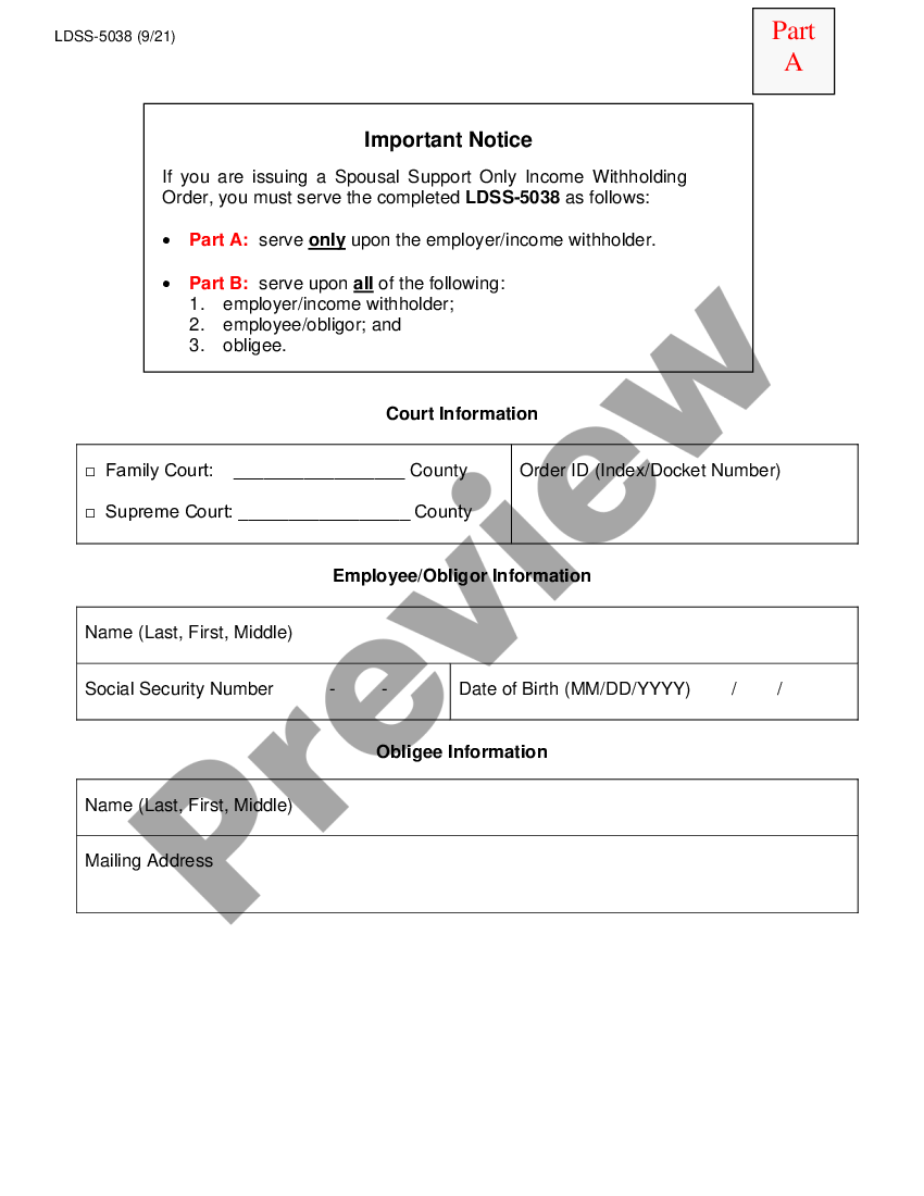 earnings assignment order for spousal support