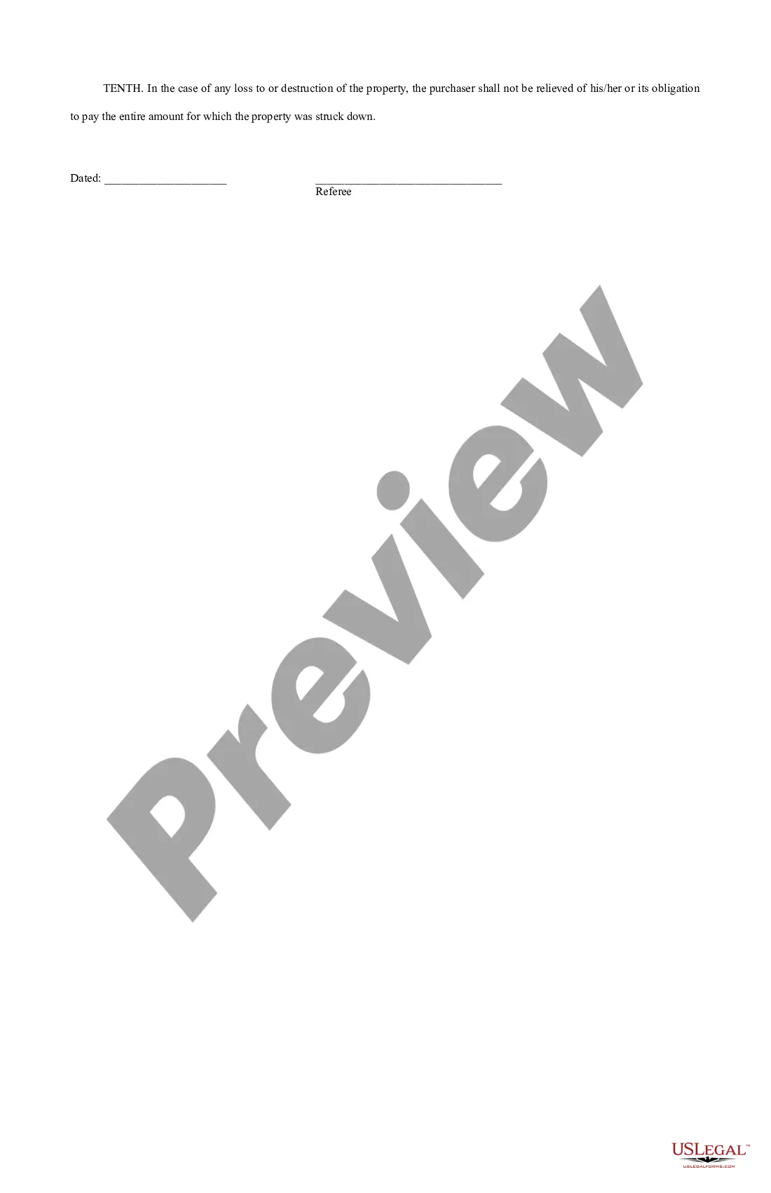 Get Notice of Judgment of Partition Sale Preview Notice of Judgment of Partition Sale