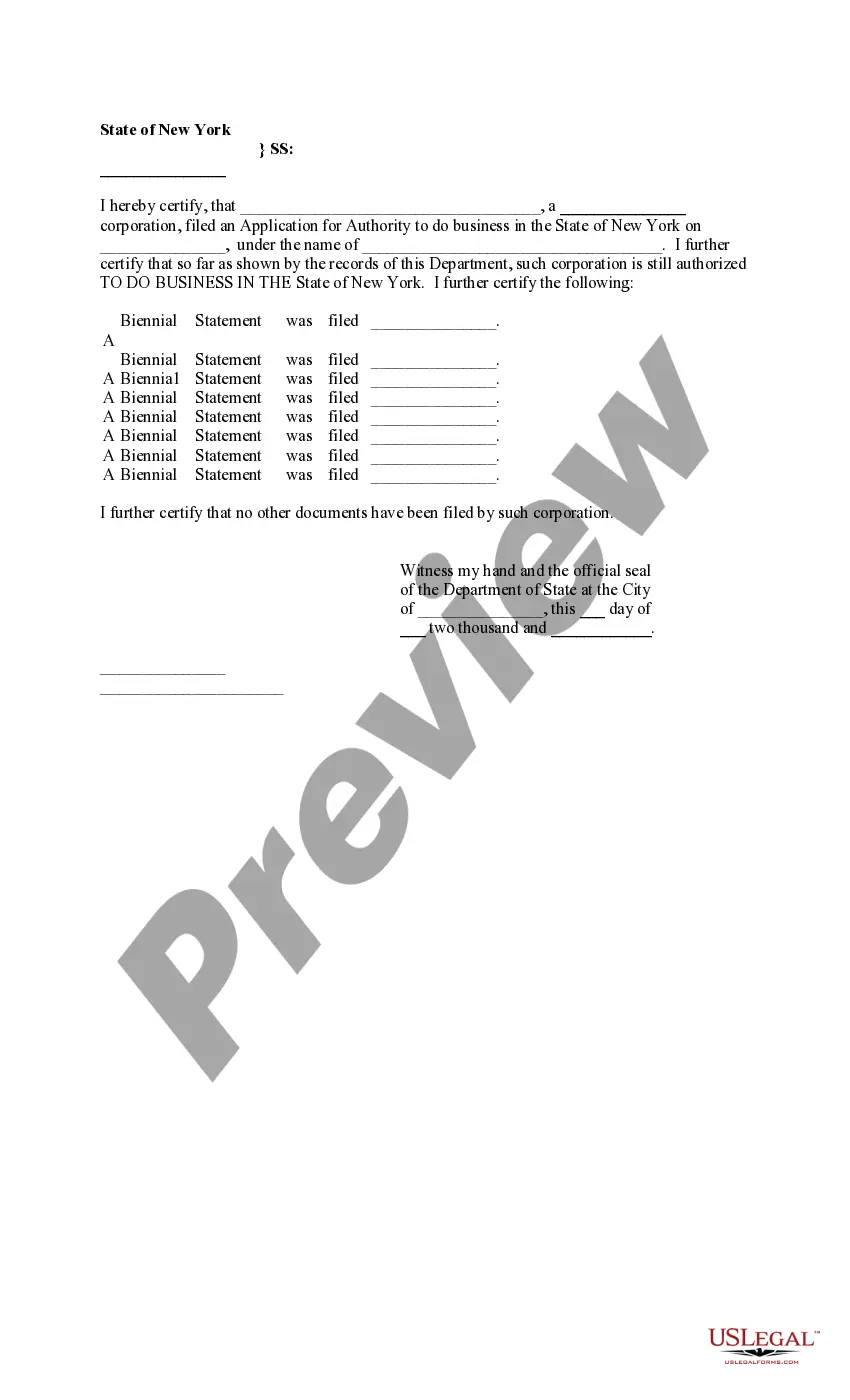 Preview Certificate of Authorization to Sell Real Property