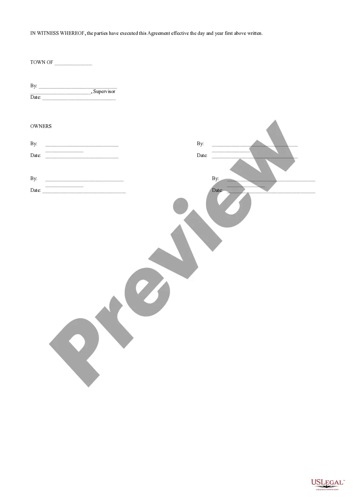 Preview Stormwater Operation, Maintenance and Reporting Agreement