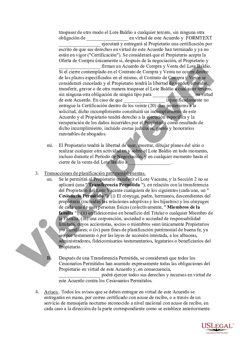 Preview Acuerdo de derecho de primera oferta