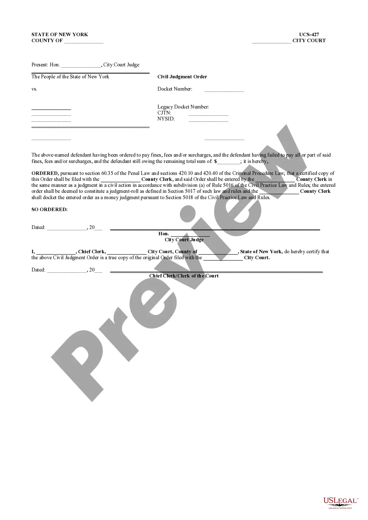 Get Civil Judgment Order Preview Civil Judgment Order