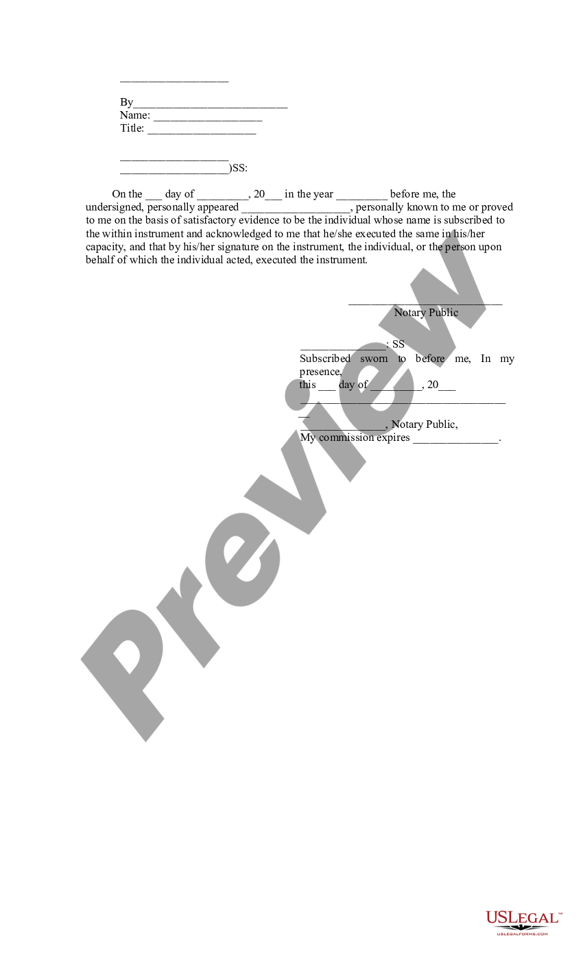 New York Amended and Restated Notice of Lending | US Legal Forms