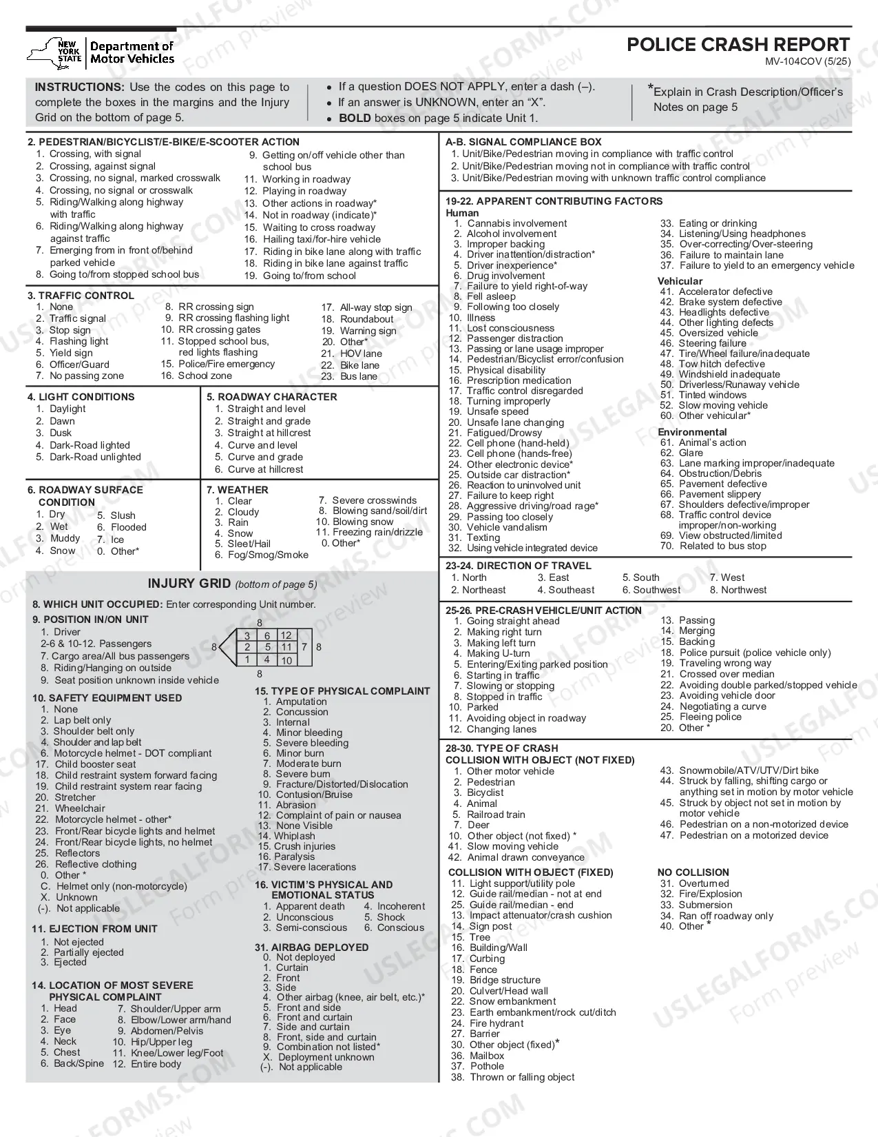 Preview Police Accident Report Cover Sheet