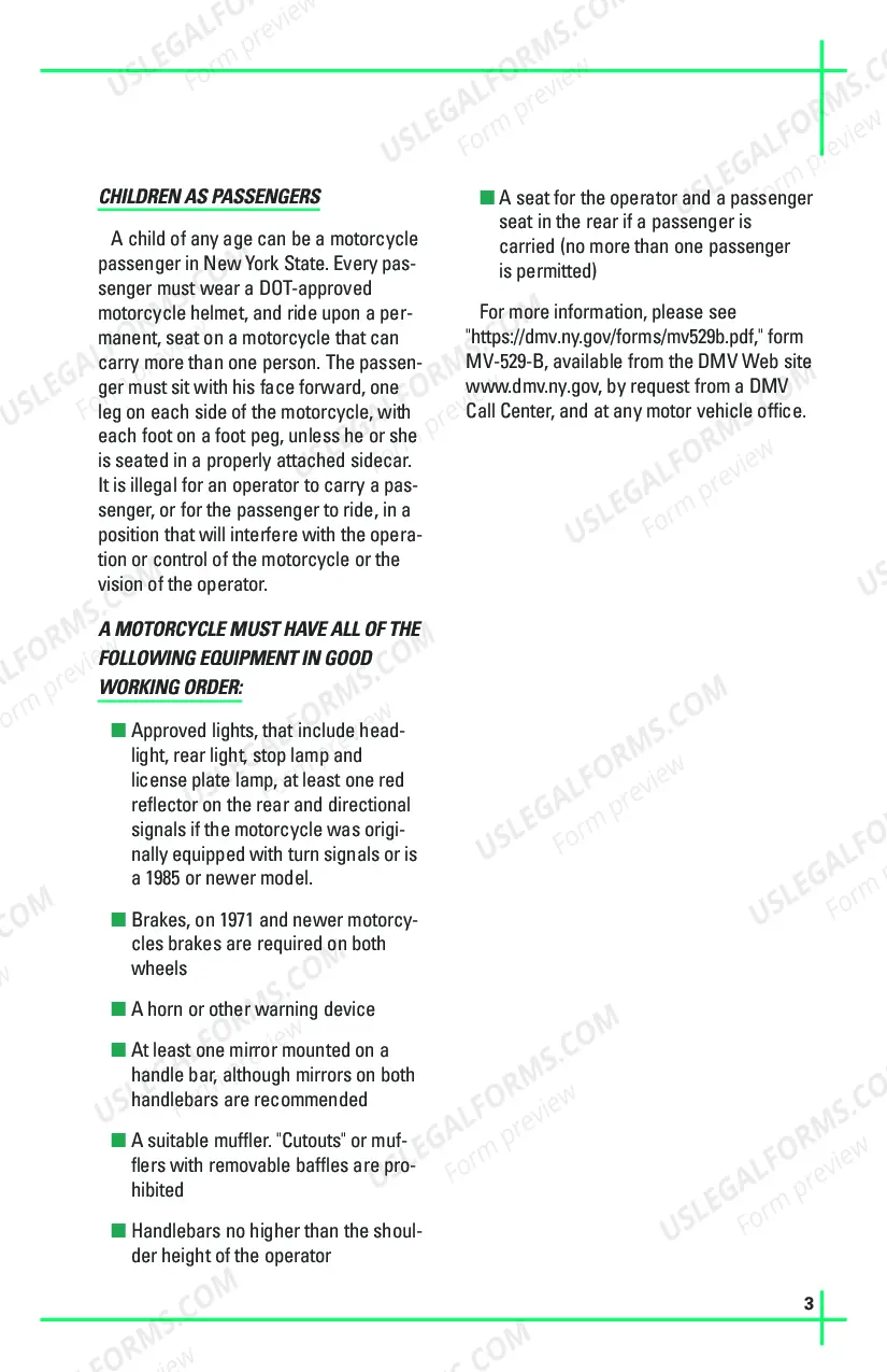Preview NYS Motorcycle Manual - Print version