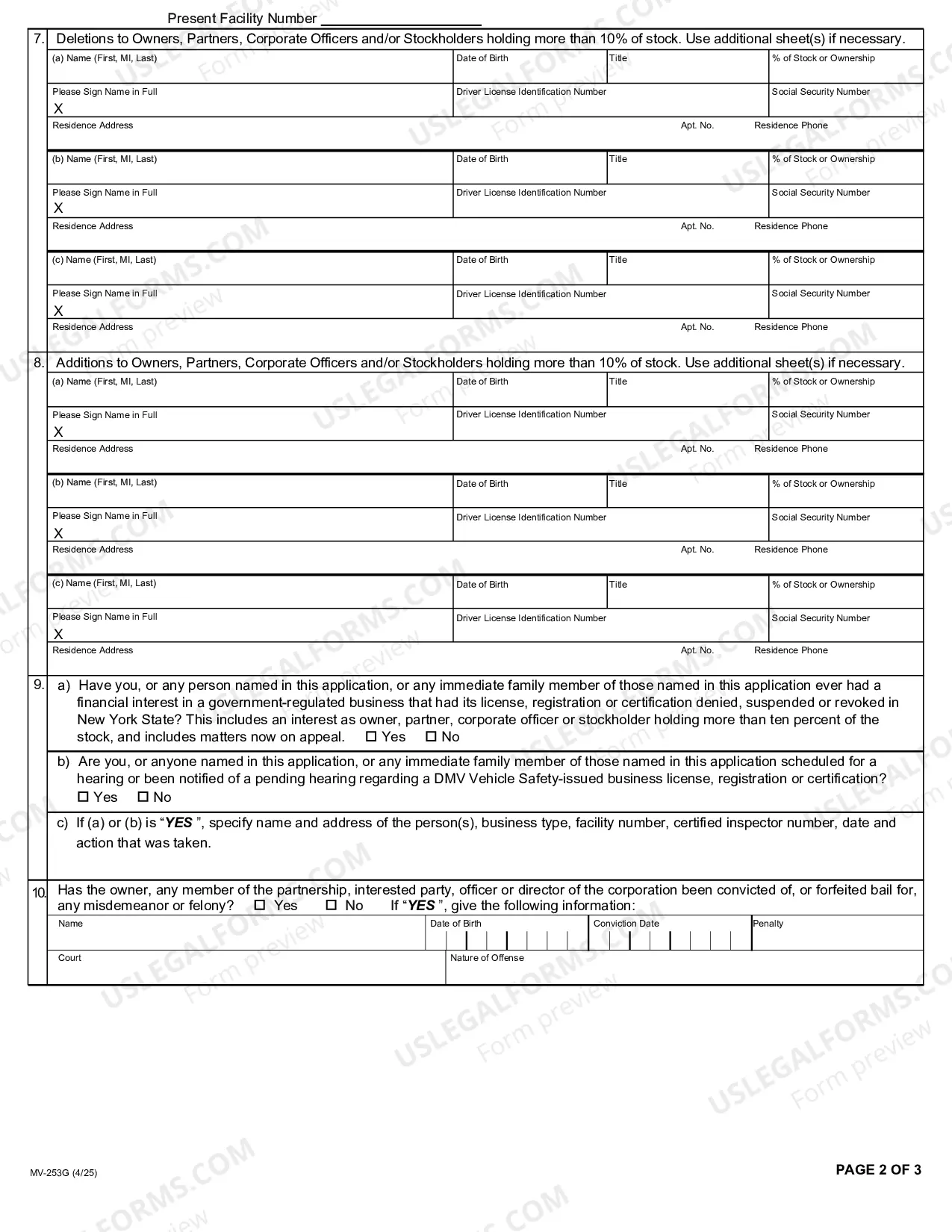 Preview Request For Business Amendment Or Duplicate Certificate