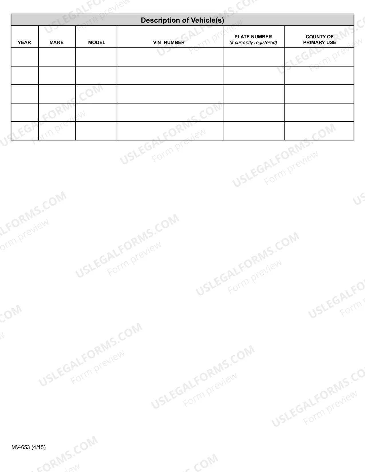 Preview Certification of Eligibility for Government/Official Plates