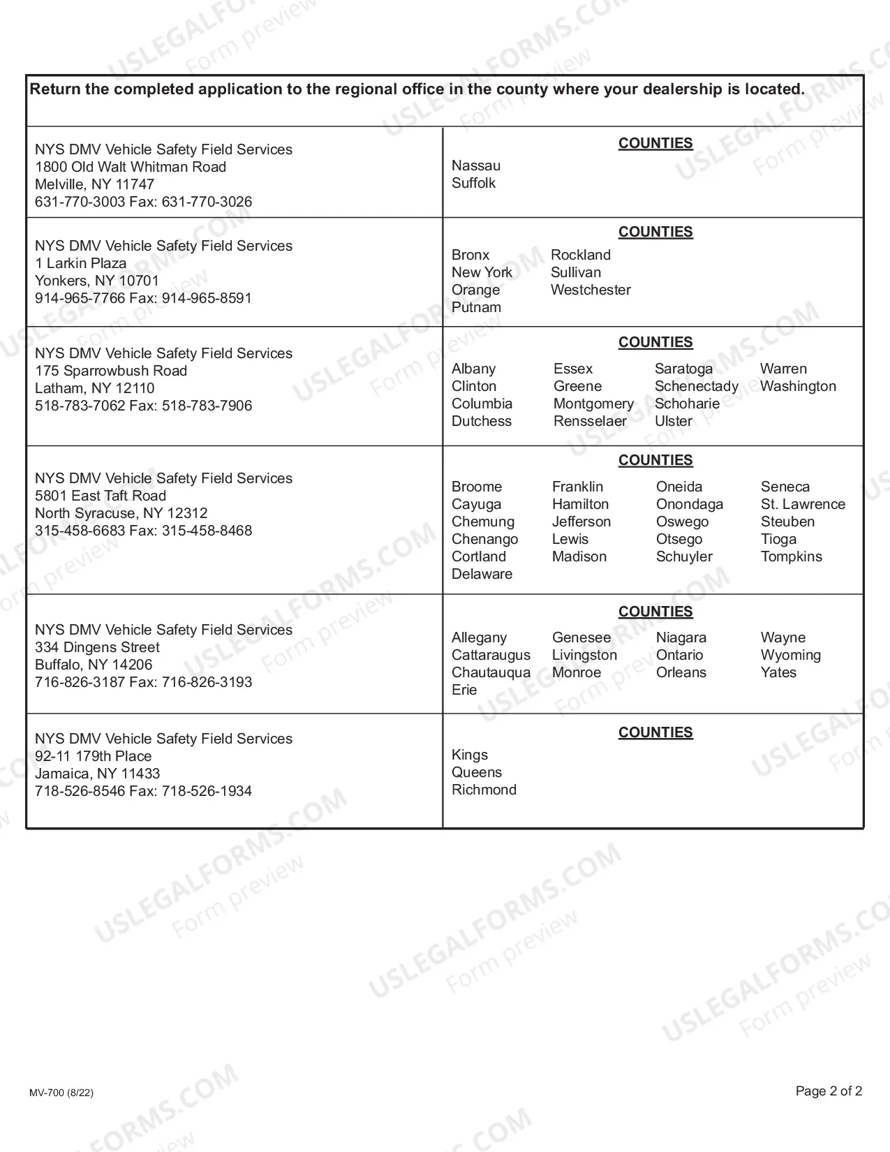Preview Application for Sales Away from Premises