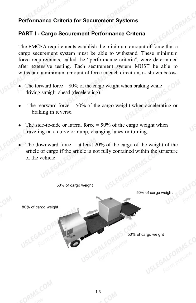 Preview Driver's Manual for the Safe Securement of Metal Coils and Other Cargo