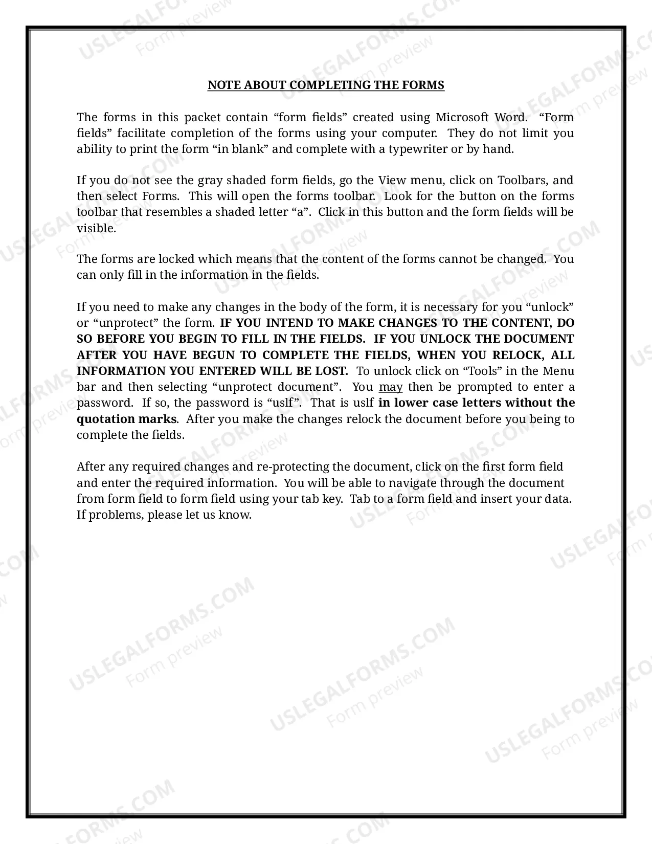 Preview New York Name Change Instructions and Forms Package for a Family with Minor Children - New York City Only