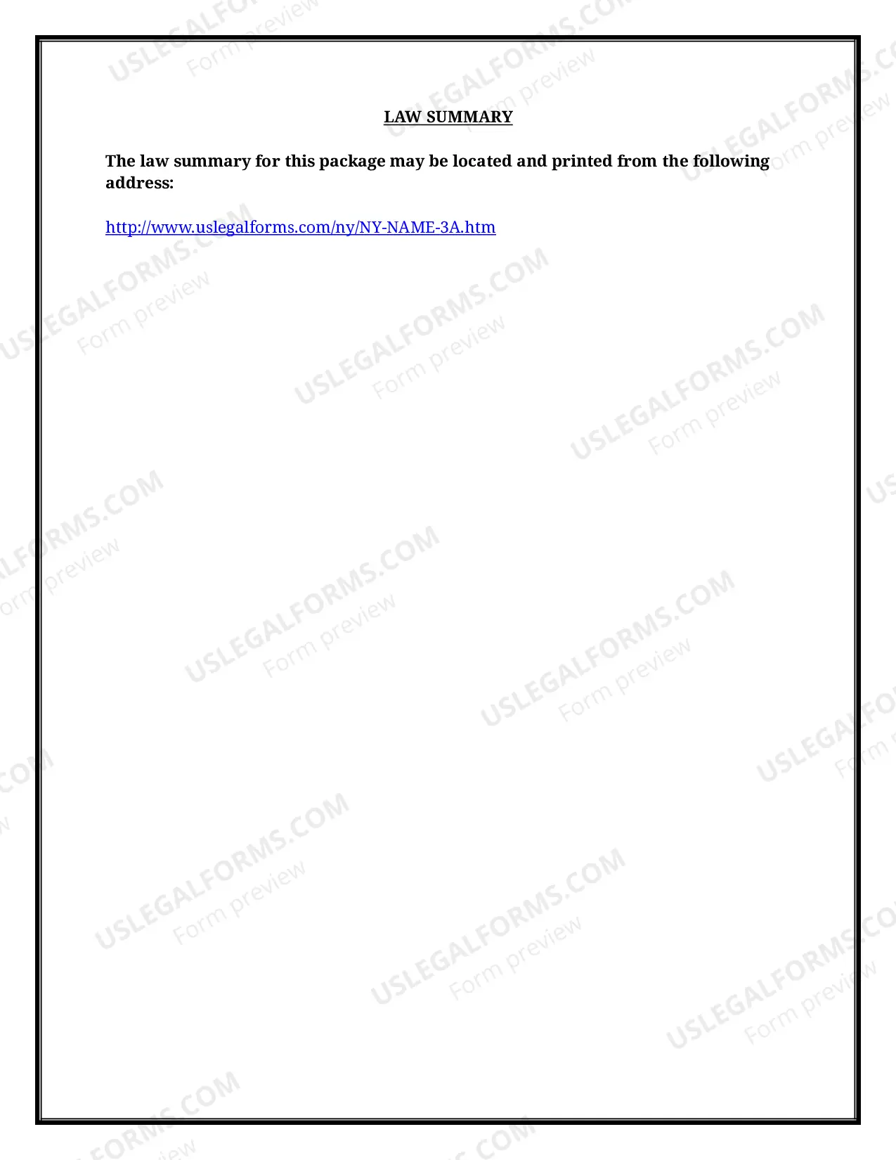 Preview New York Name Change Instructions and Forms Package for a Family with Minor Children - New York City Only