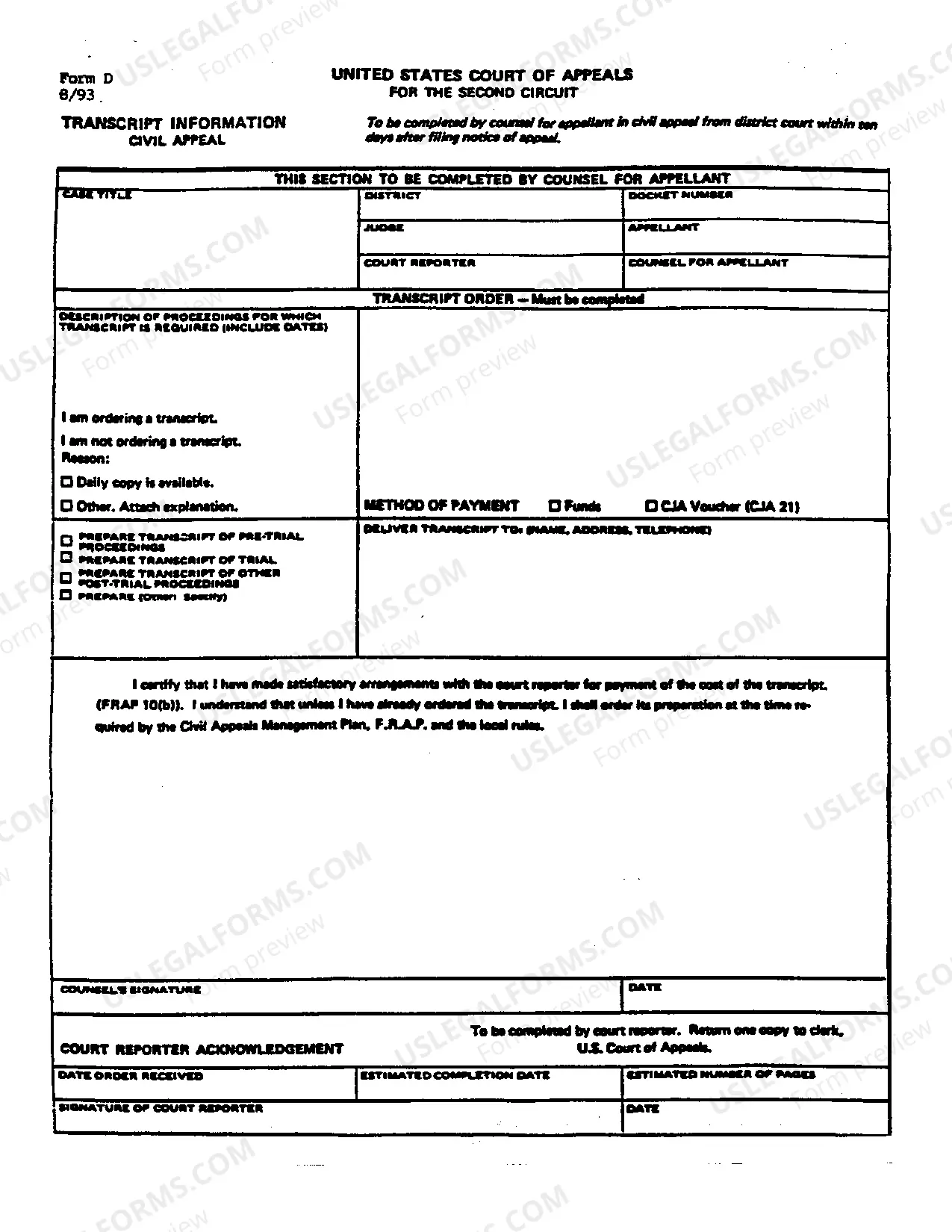 Preview Notice of Appeal