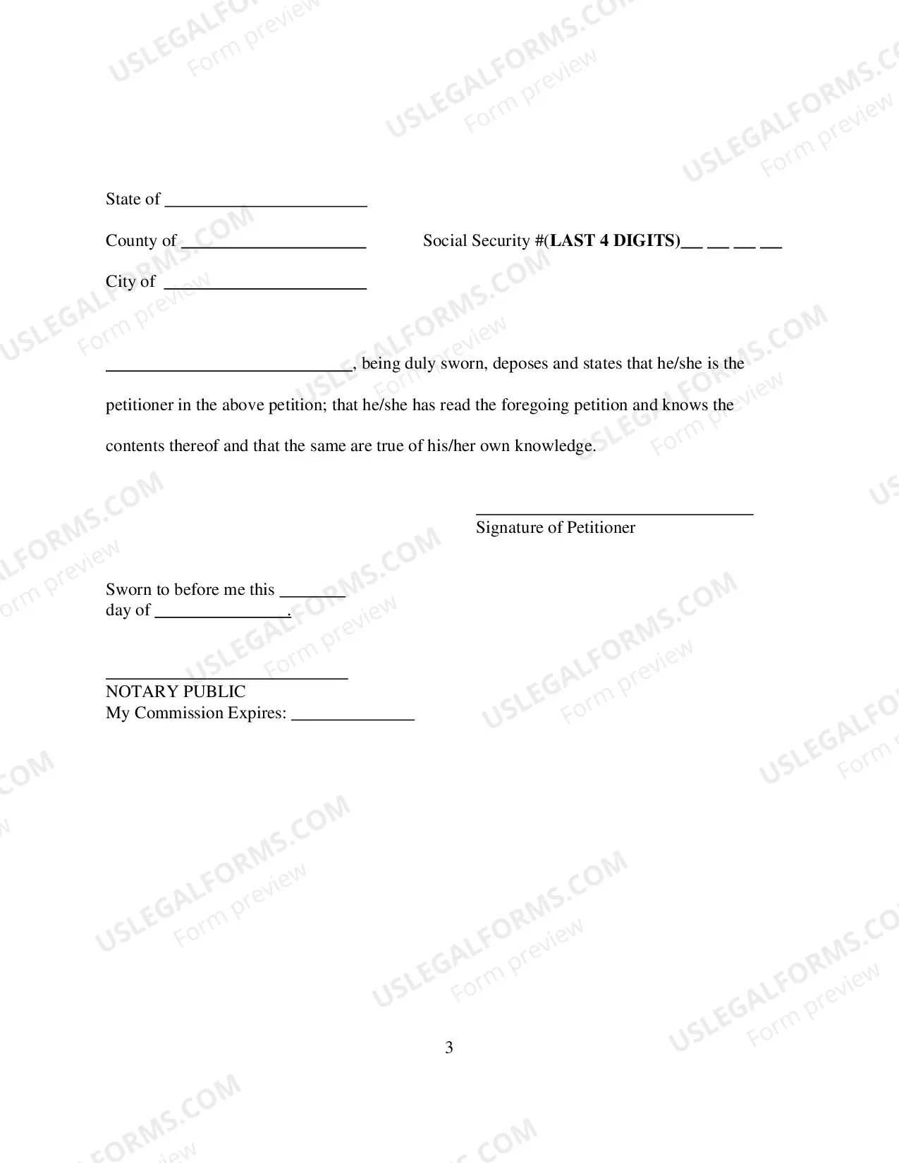 Preview Petition for Return of Cash Bail