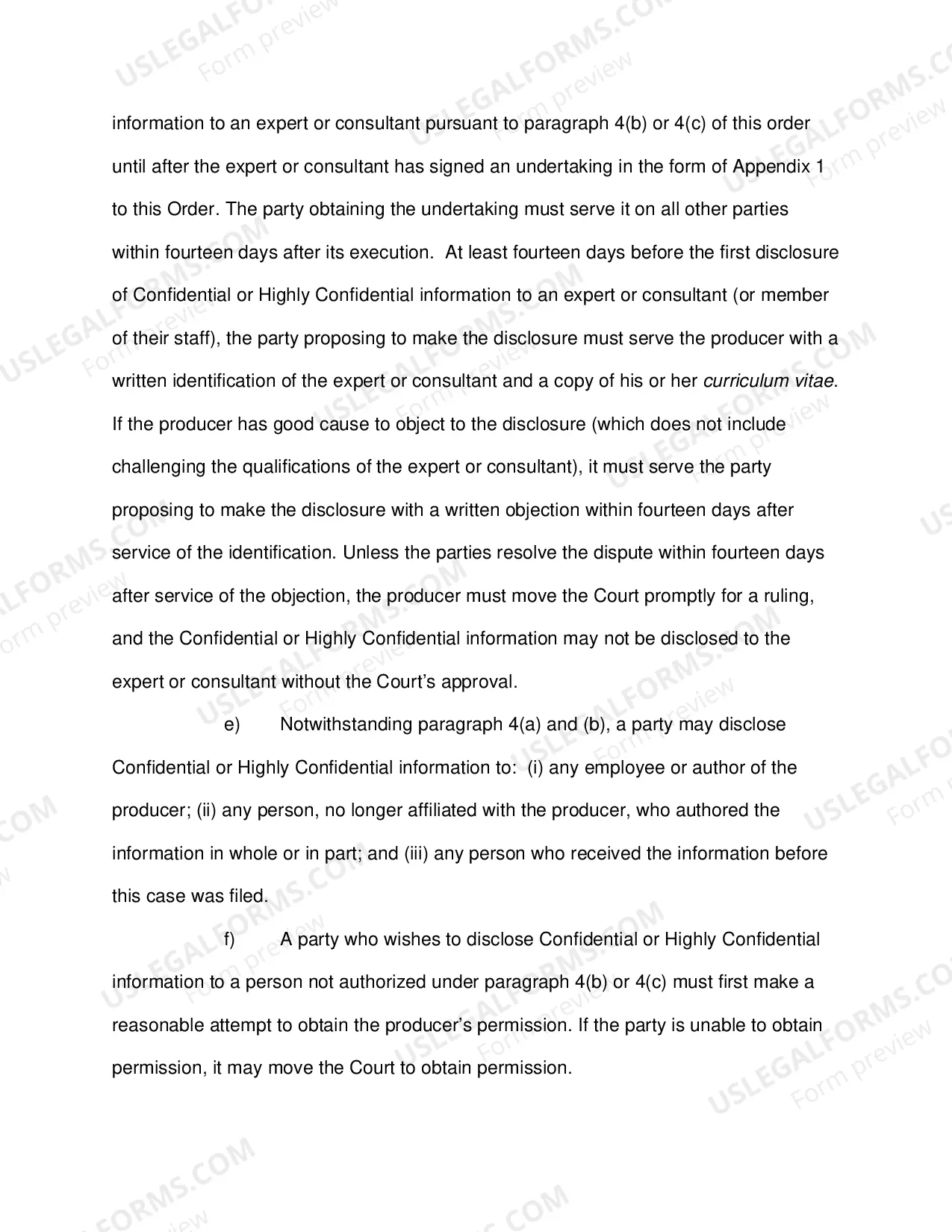 Preview Patent Protective Order