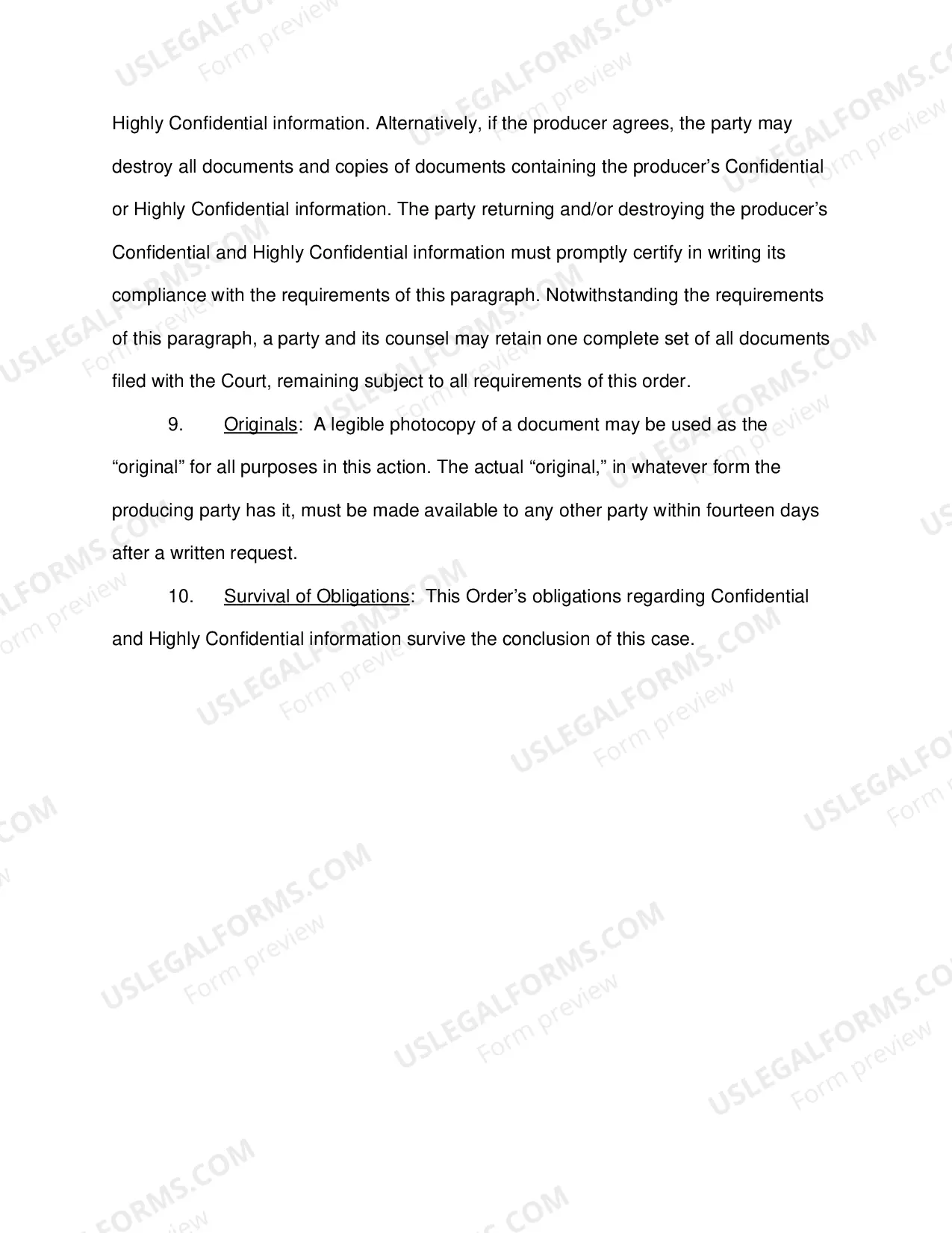 Preview Patent Protective Order