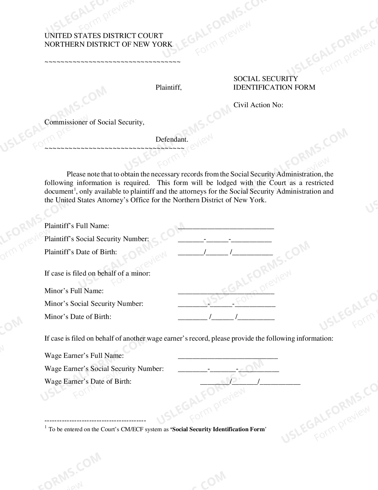 Preview Social Security Appeal - Instruction Packet for Filing a Case