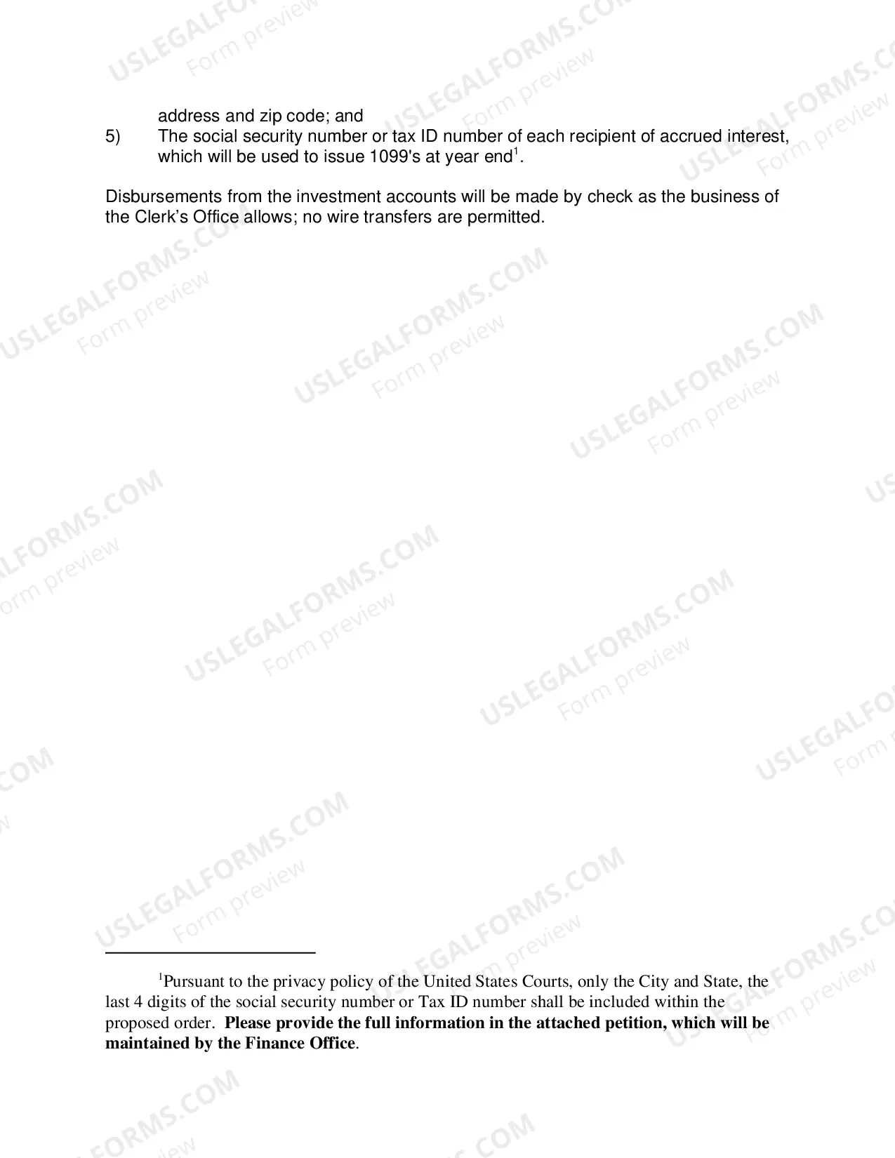 Preview Registry Fund Investments