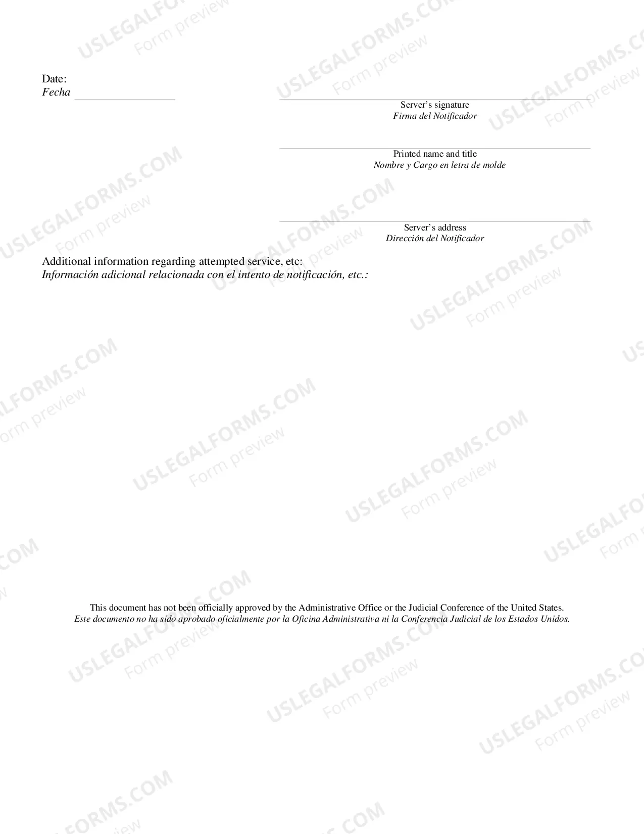 Preview Summons on a Third Party Complaint
