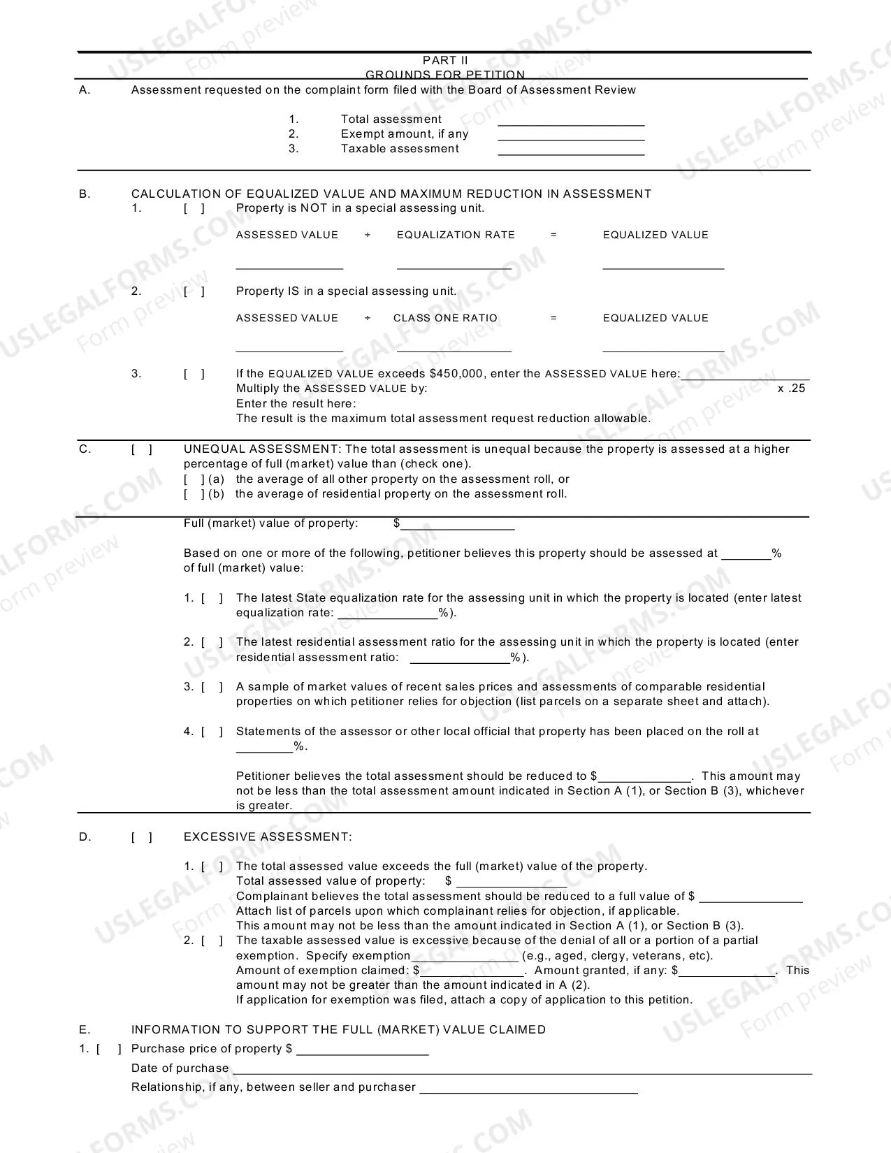 Preview Small Claims Assessment Review Petitions