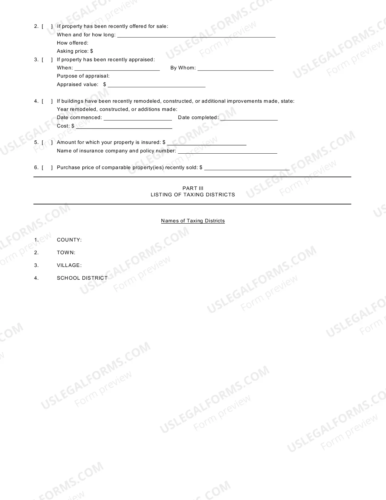 Preview Small Claims Assessment Review Petitions