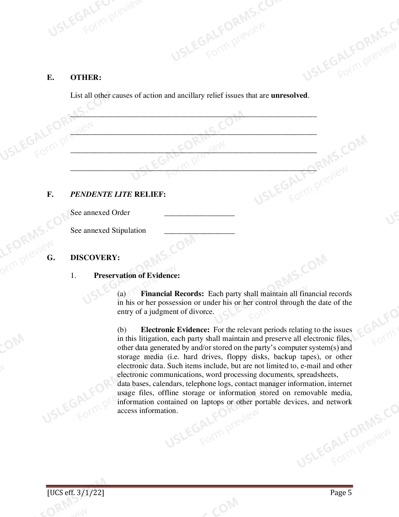 Preview Preliminary Conference Stipulation And Order