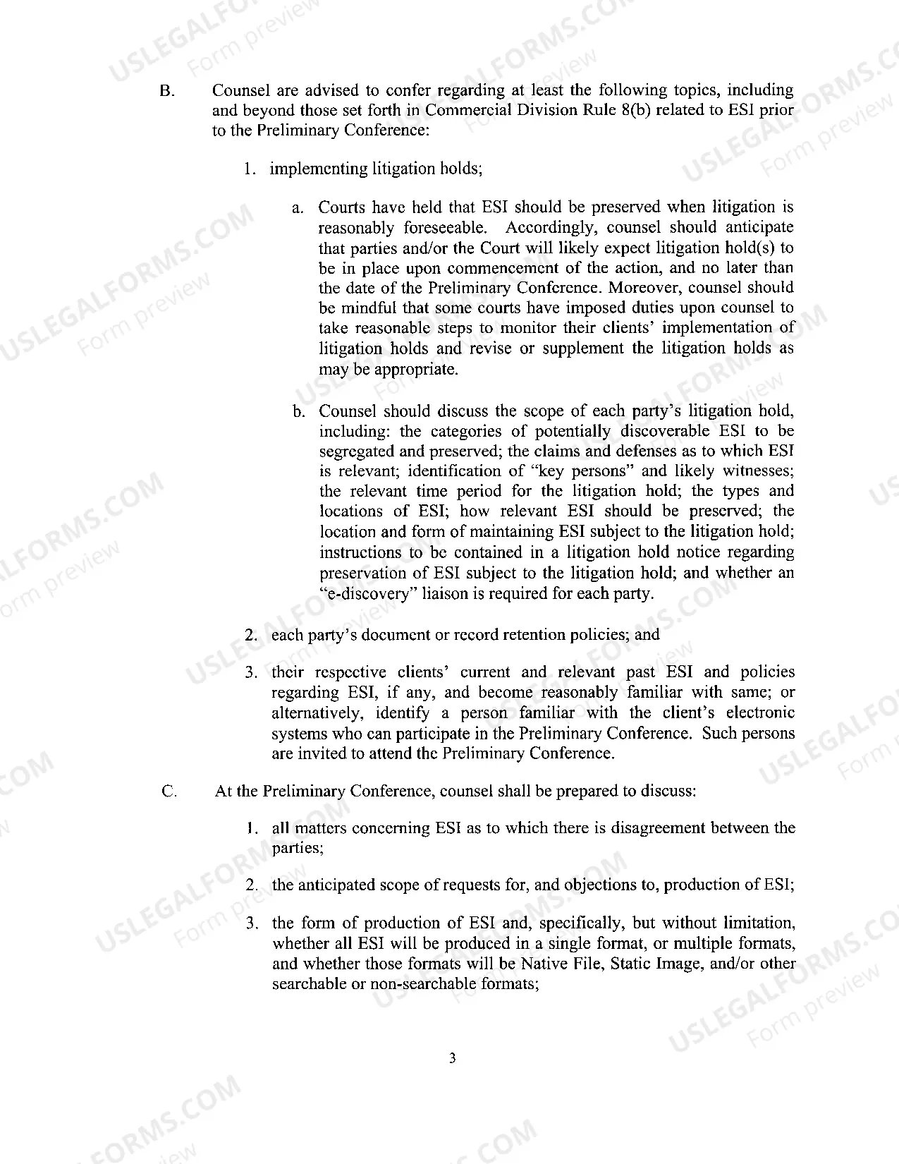 Preview Nassau County Electronic Discovery Guidelines