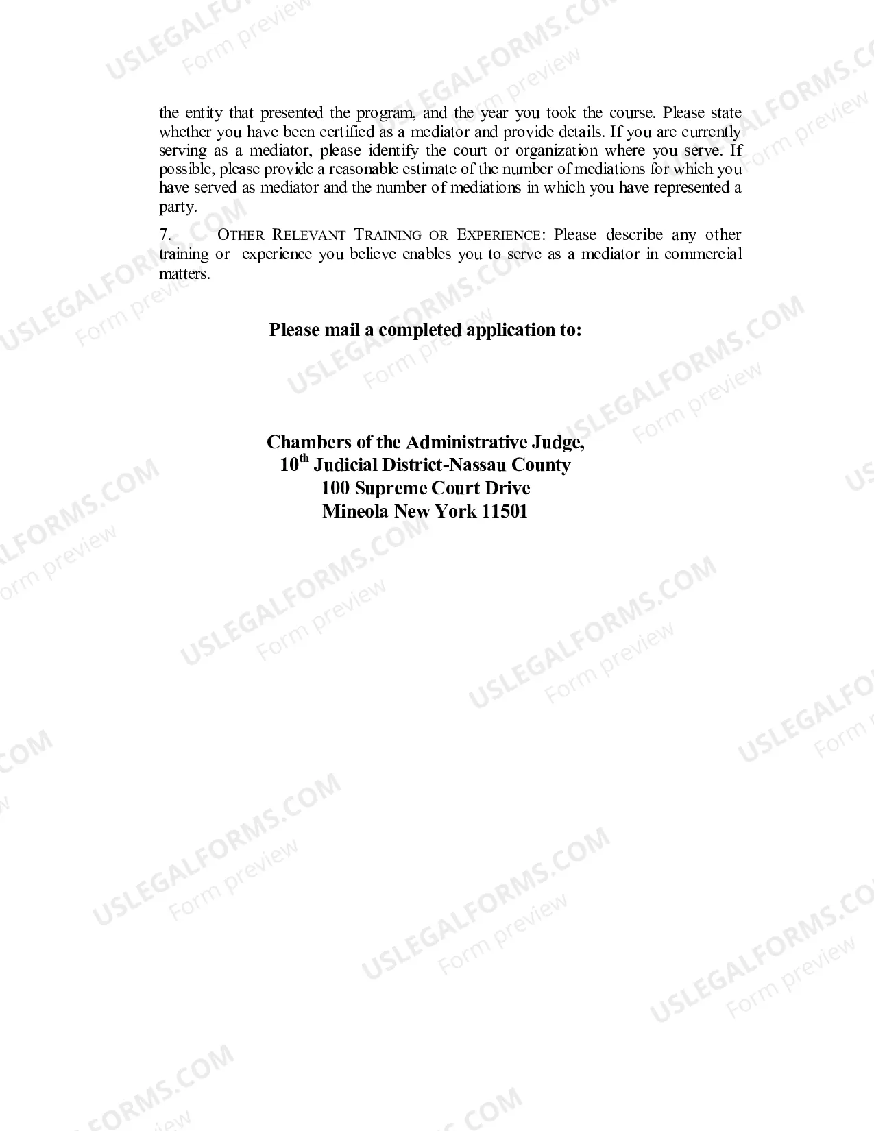 Preview Mediator Application