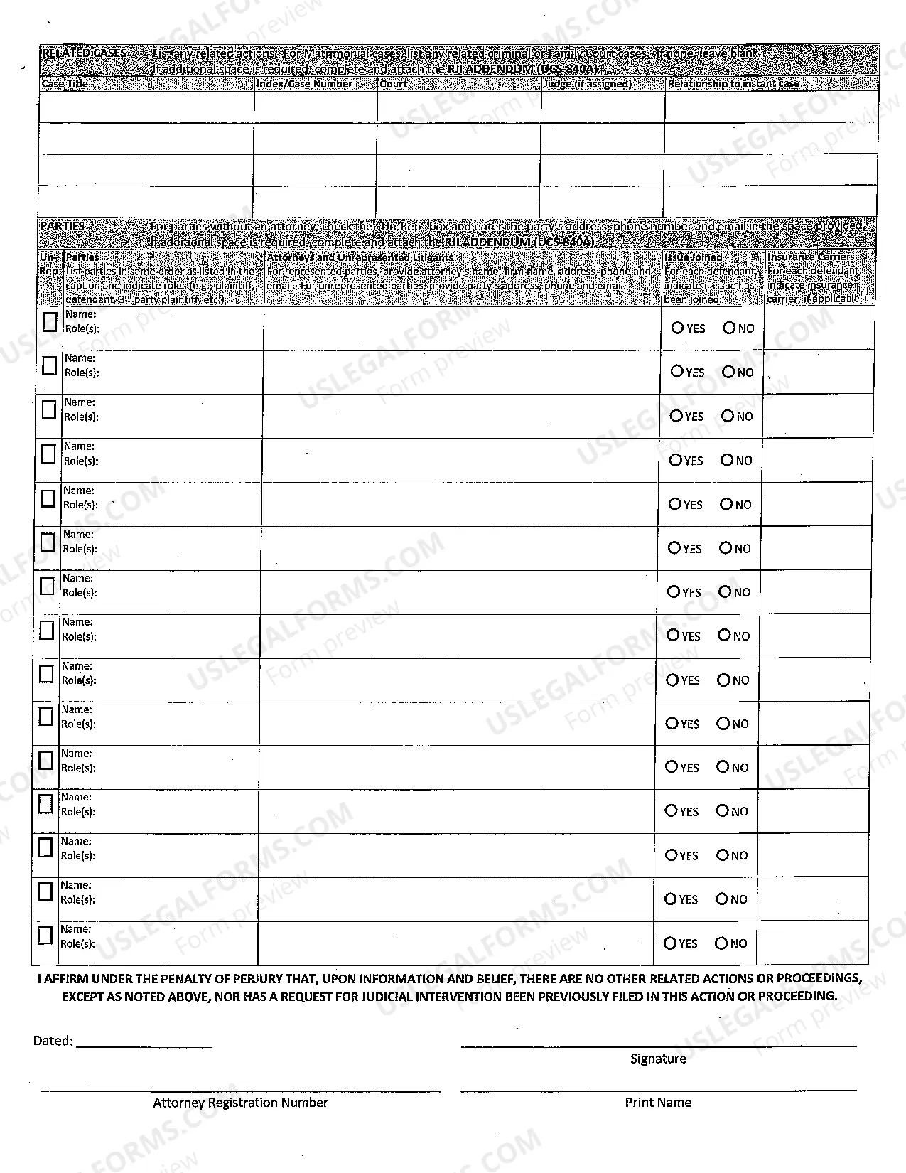 Preview Adult Name Change Packet