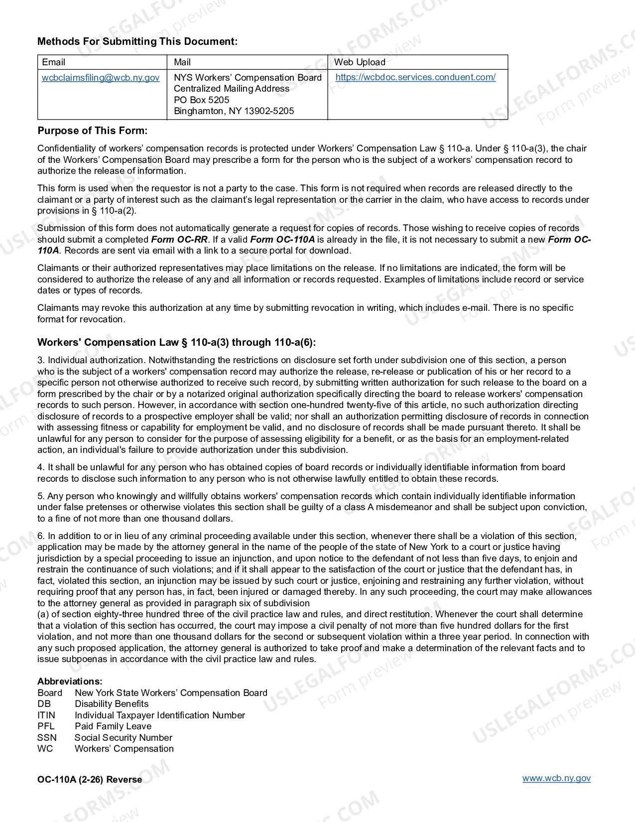 Preview Claimants Authorization To Disclose Workers Compensation Records