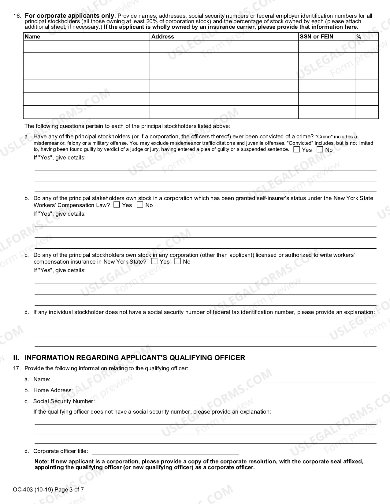 Preview Initial Application For License To Appear On Behalf of Or Represent Carriers And-Or Self-Insurers
