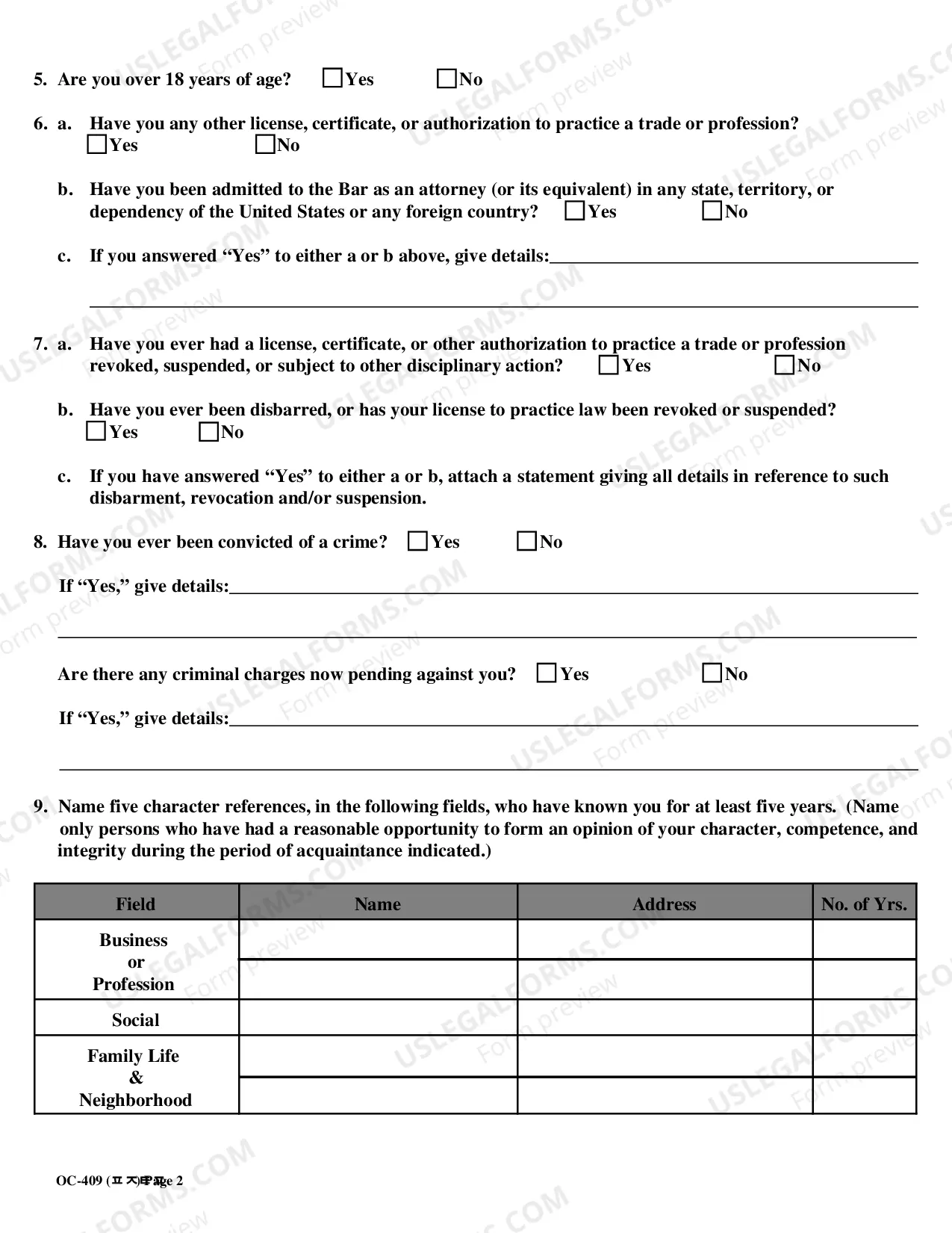 Preview Initial Application To Take License Rep Exam To Appear On Behalf of Claimants Or To Represent Carriers-Self-Insurers