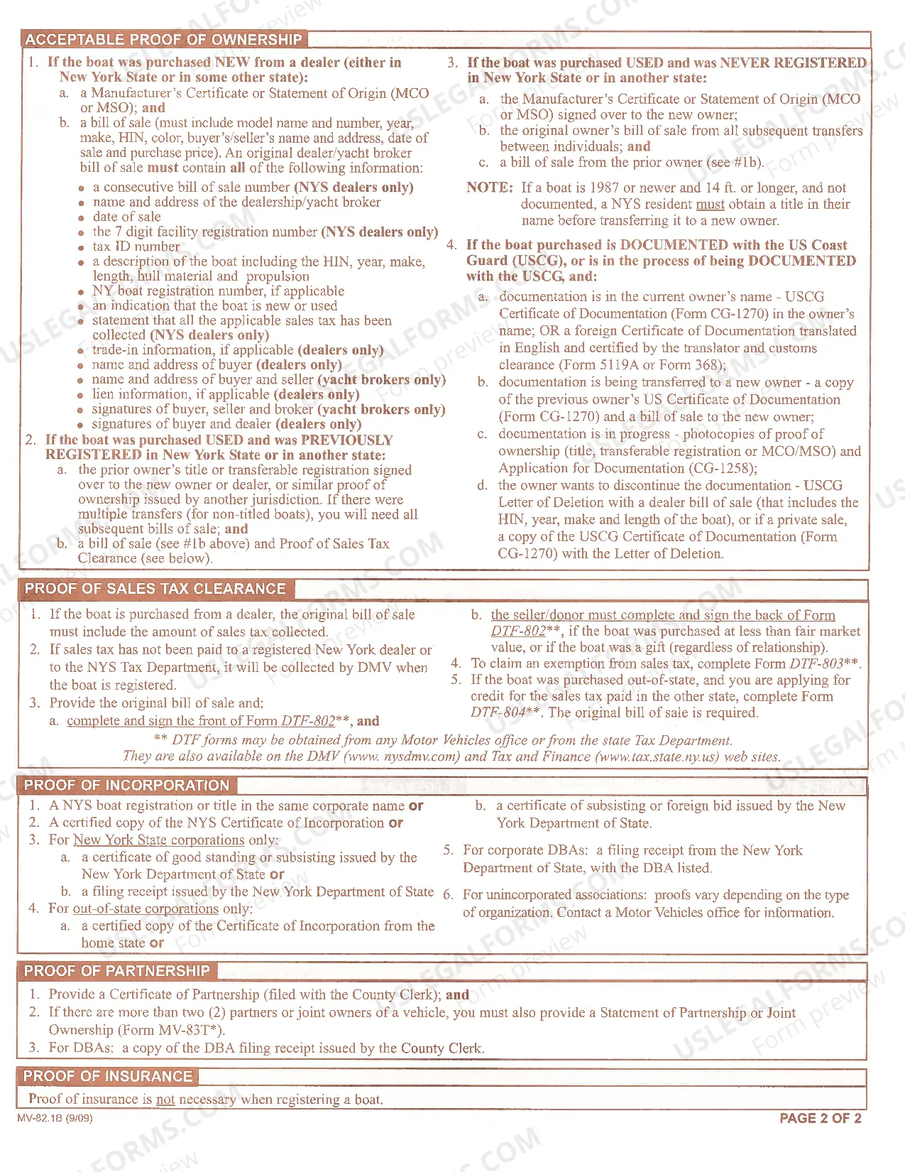 Preview Boat Registration Requirements MV-82.1B