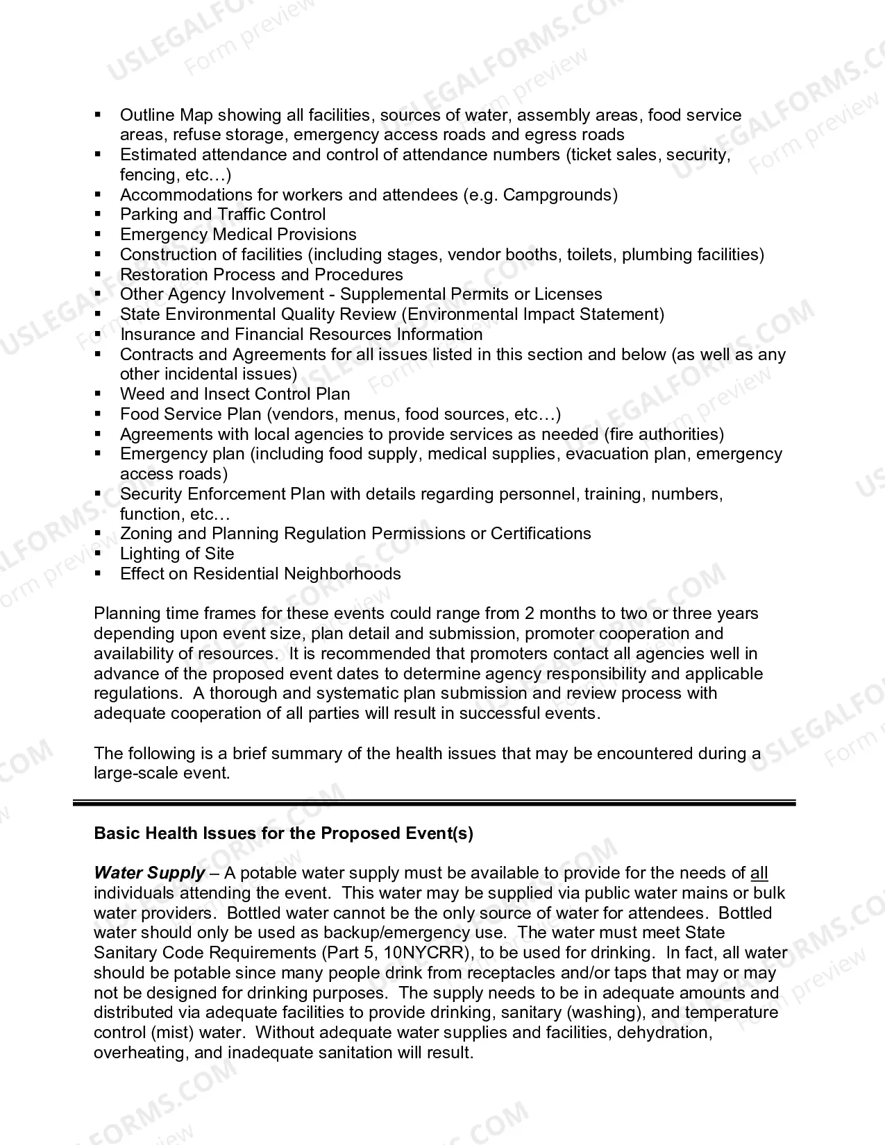Preview Guidance for Temporary Events - Mass Gatherings