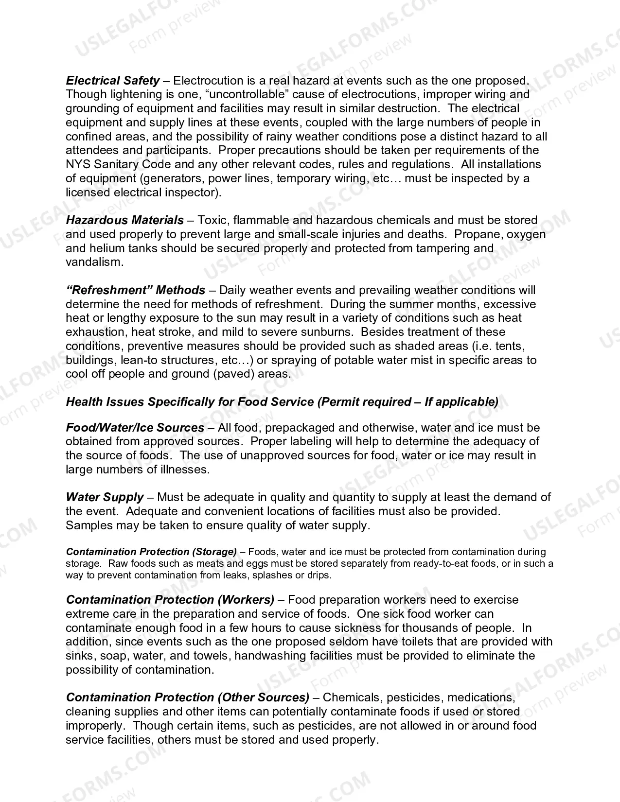 Preview Guidance for Temporary Events - Mass Gatherings