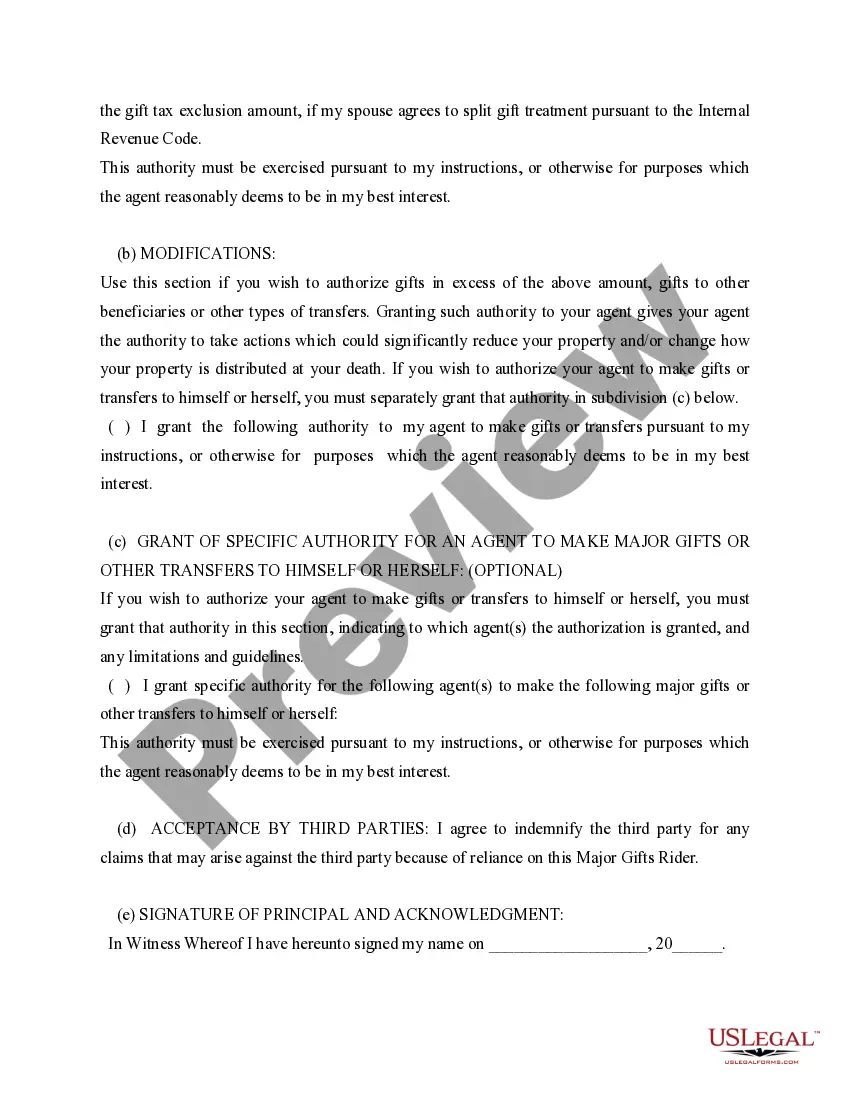 Get Durable General Power of Attorney Effective at a Future Time - a.k.a. Springing Power of Attorney Preview Durable General Power of Attorney Effective at a Future Time - a.k.a. Springing Power of Attorney