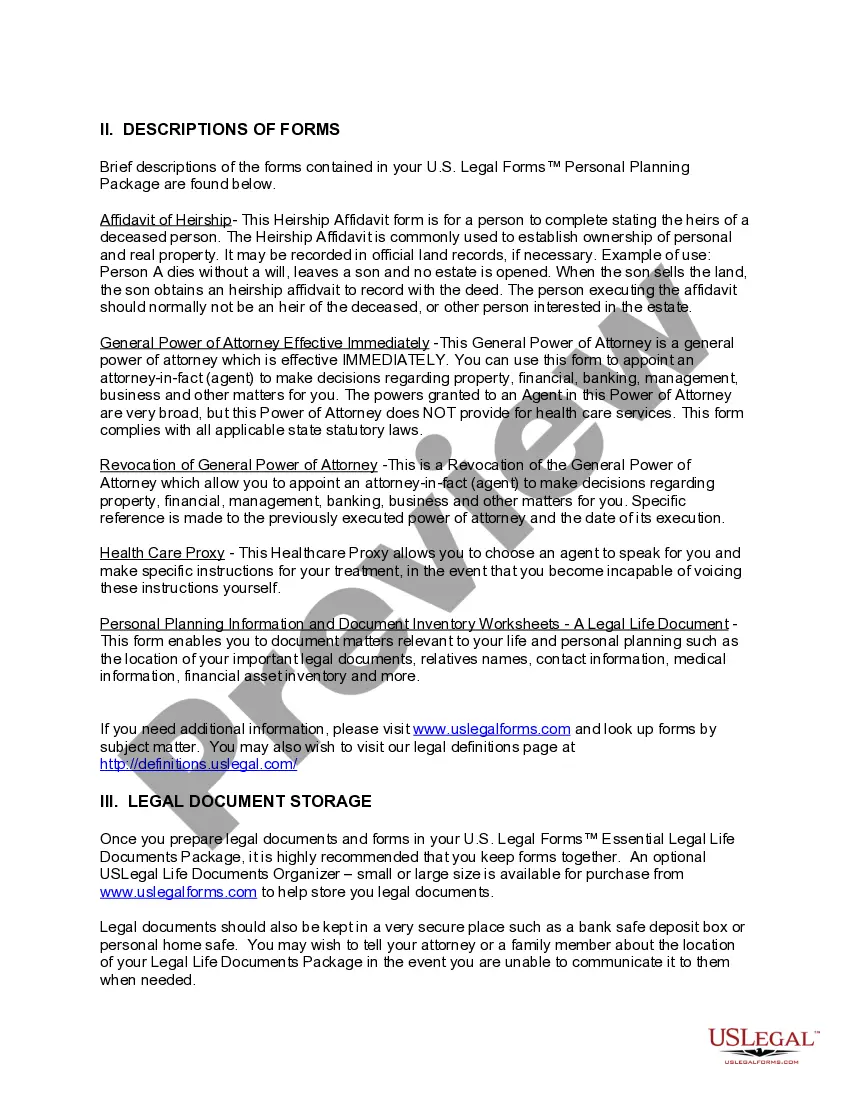 Preview New York Newly Widowed Individuals Package