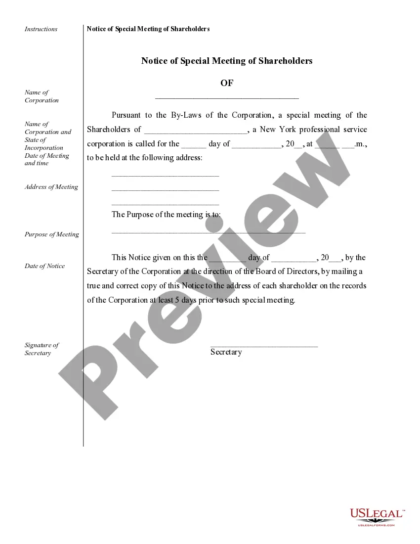 Preview Sample Corporate Resolutions for a New York Professional Service Corporation