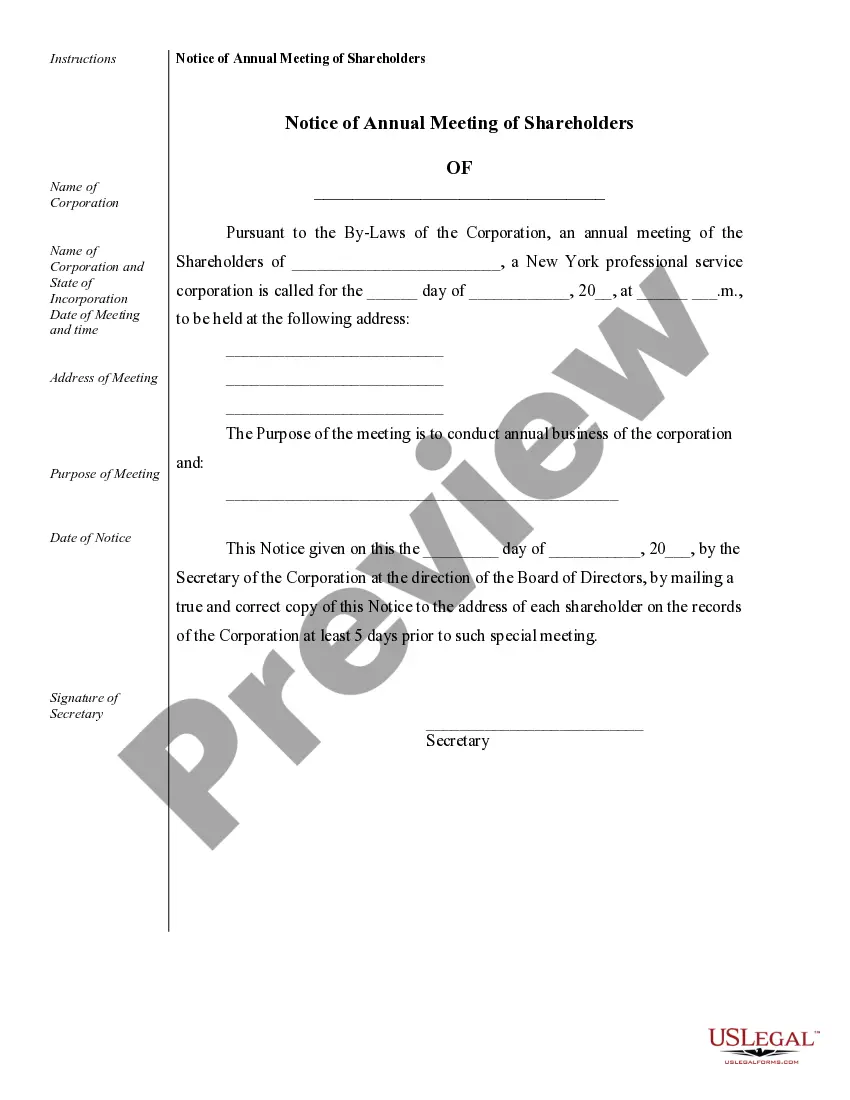 Preview Sample Corporate Resolutions for a New York Professional Service Corporation