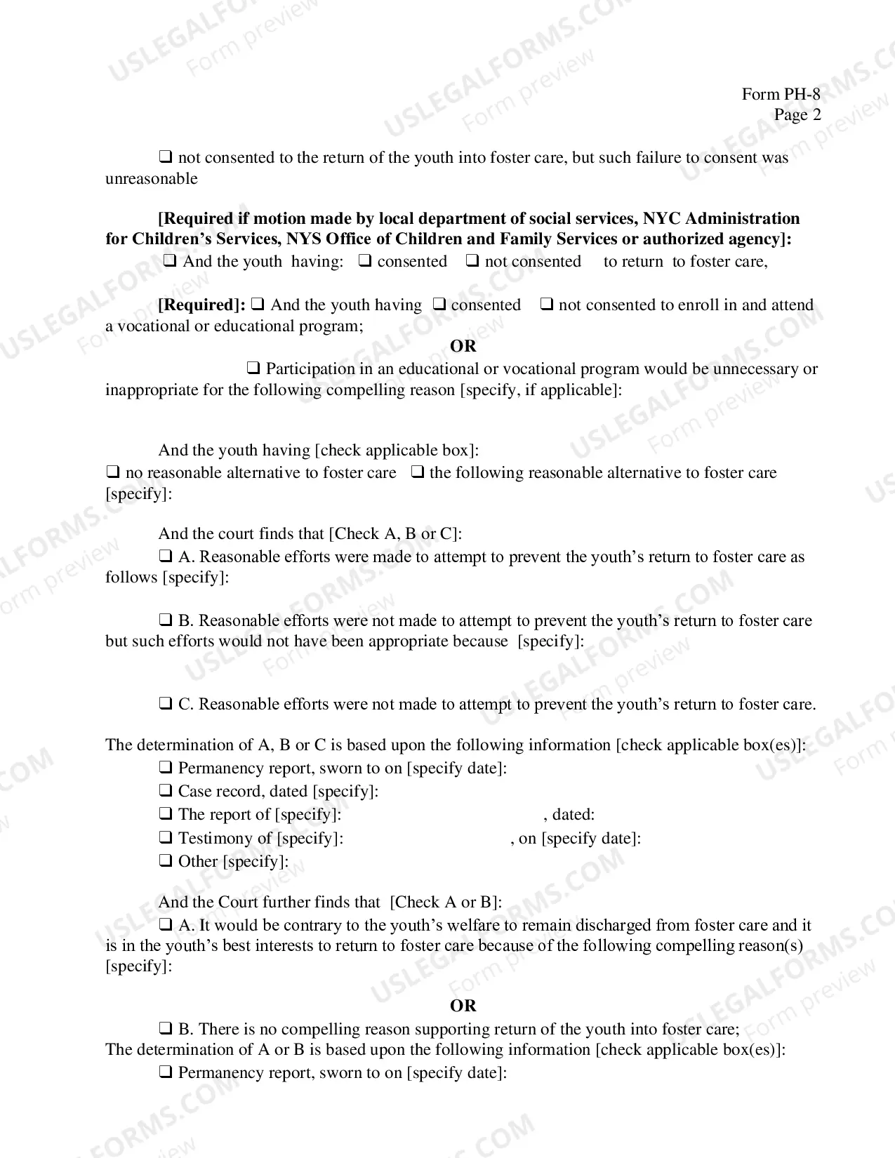 Preview Order On Motion To Reenter Foster Care