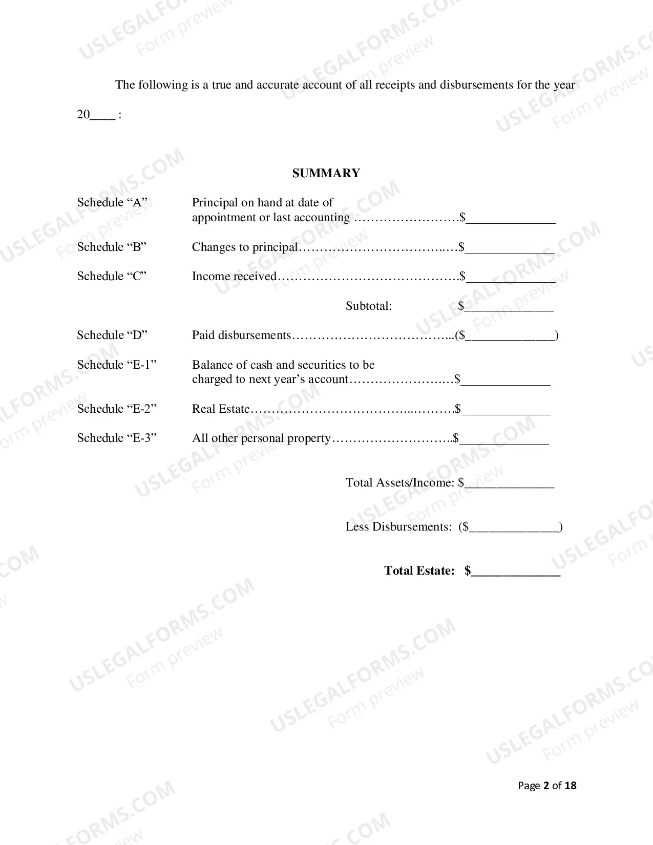 Preview Annual Inventory And Account