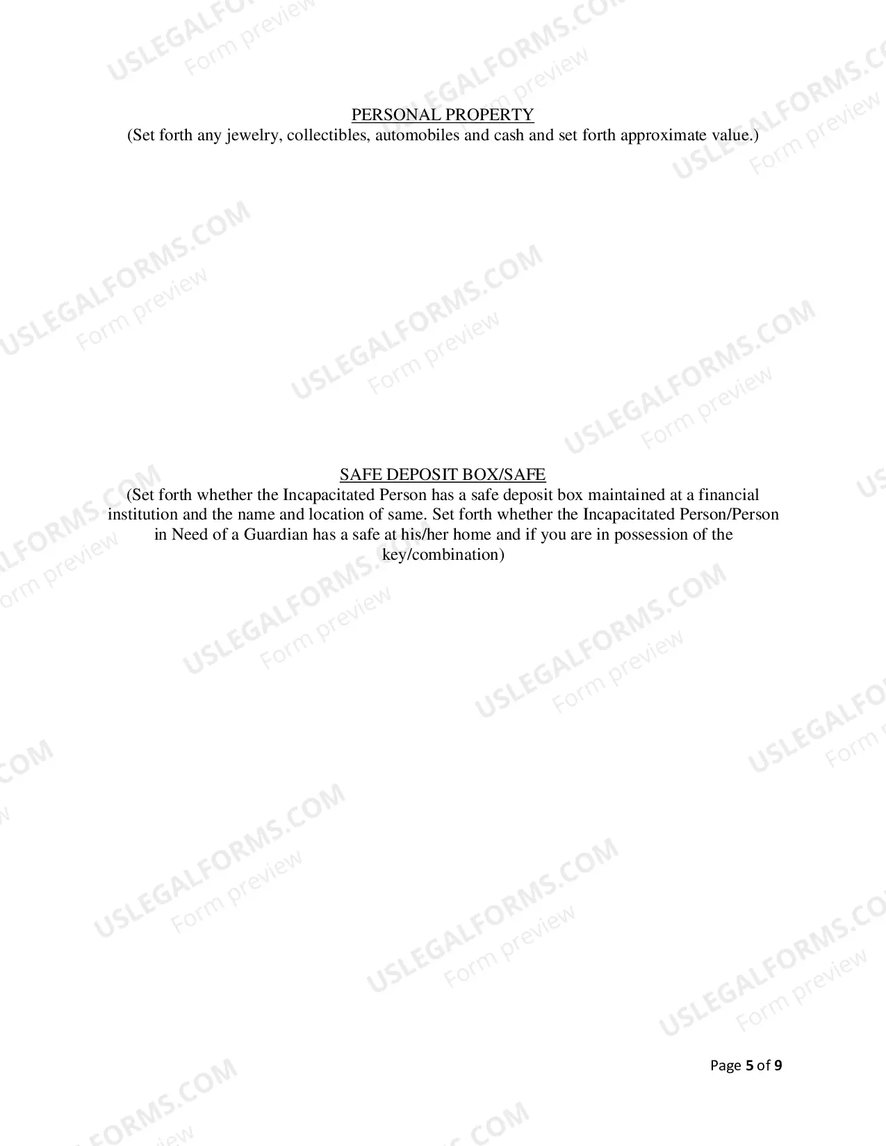 Preview Initial Report (IP Guardianship)
