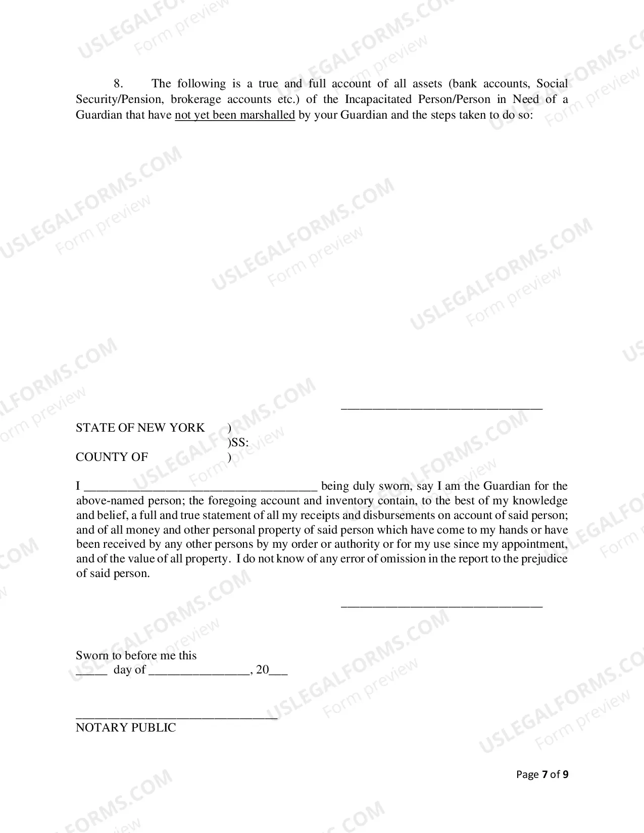Preview Initial Report (IP Guardianship)