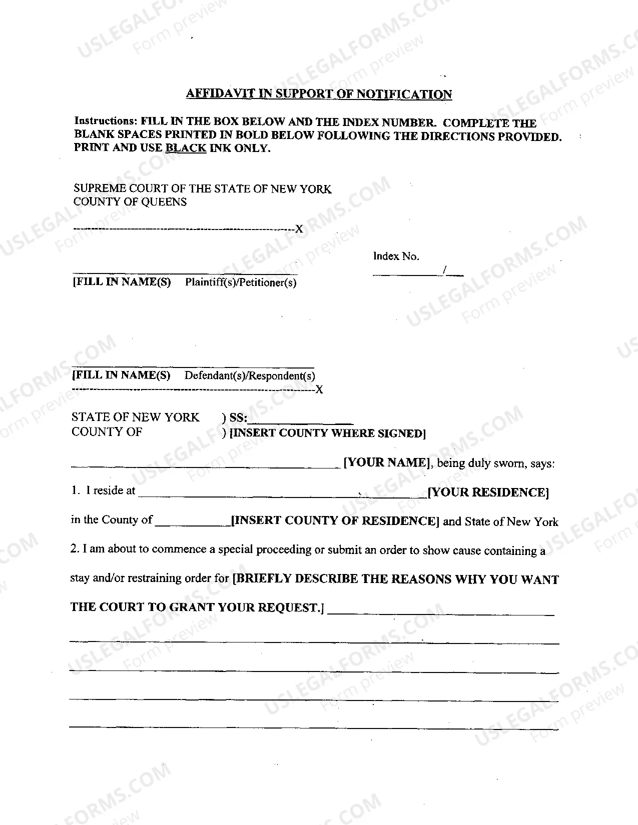 Preview Order To Show Cause With T.R.O. Special Proceeding General