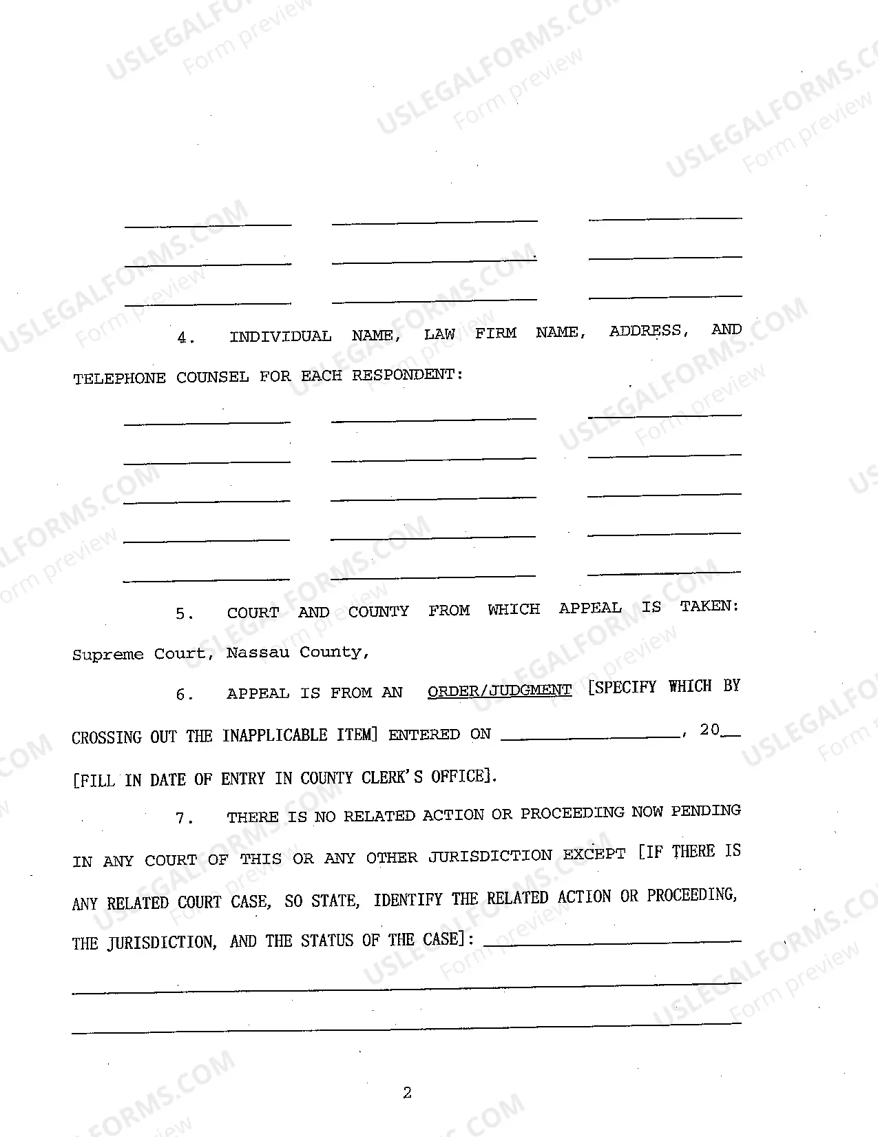 Preview Preargument Statement