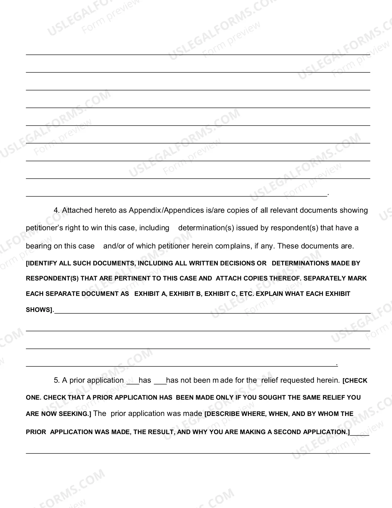 Preview Verified Petition